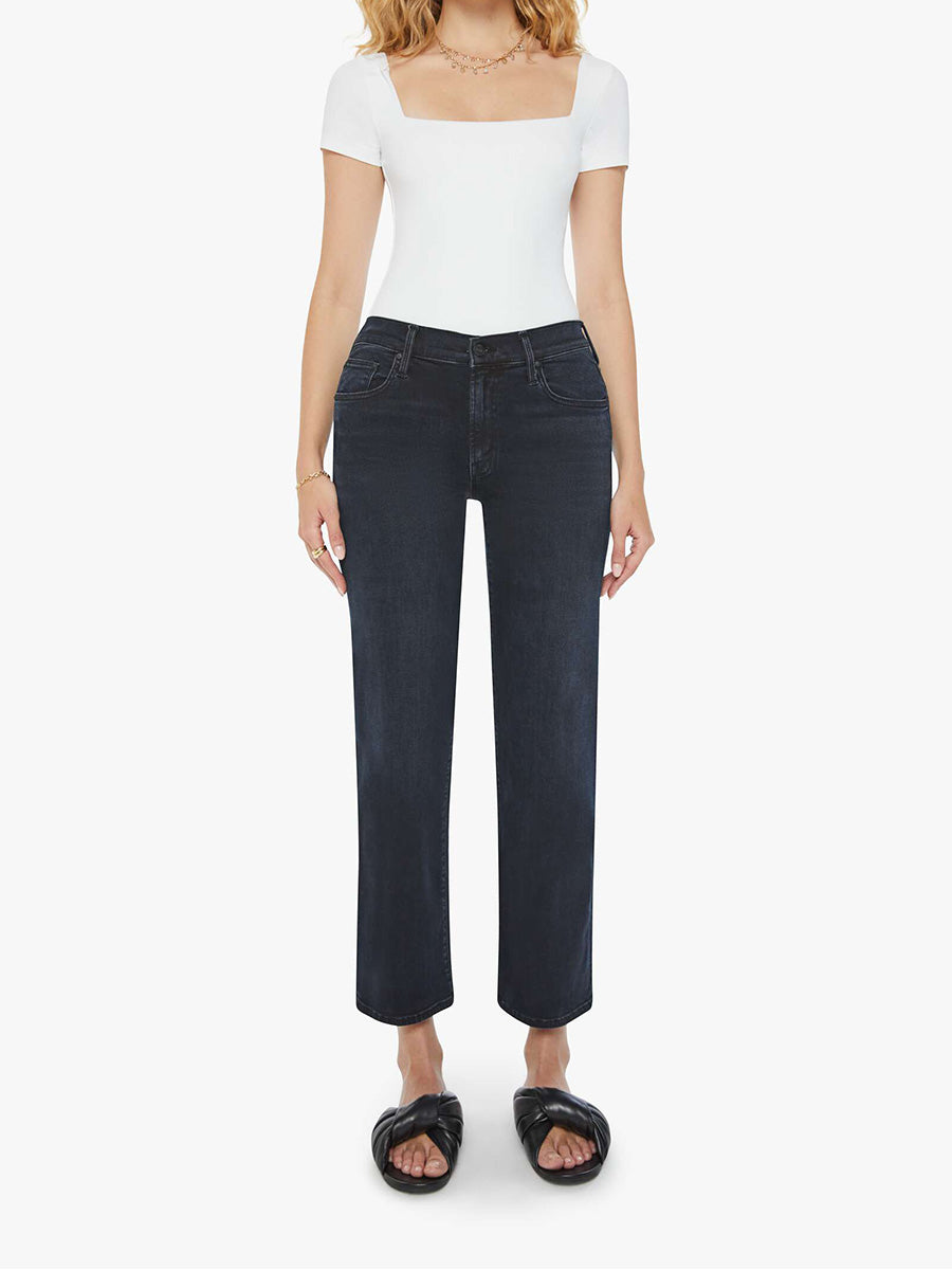 MOTHER Mid Rise Rambler Zip Ankle Denim Jeans Night in Venice-Denim-West of Woodward Boutique-Vancouver-Canada