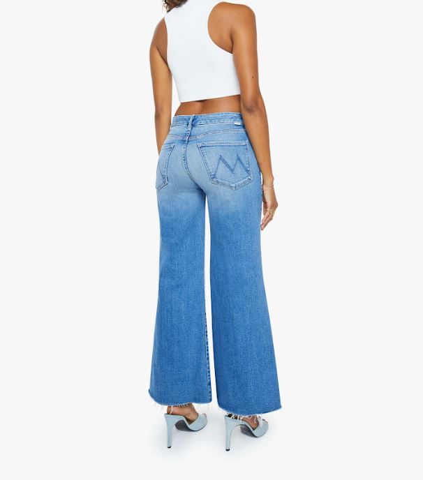 MOTHER Roller Fray Denim Jeans Fan Favorite-Denim-West of Woodward Boutique-Vancouver-Canada