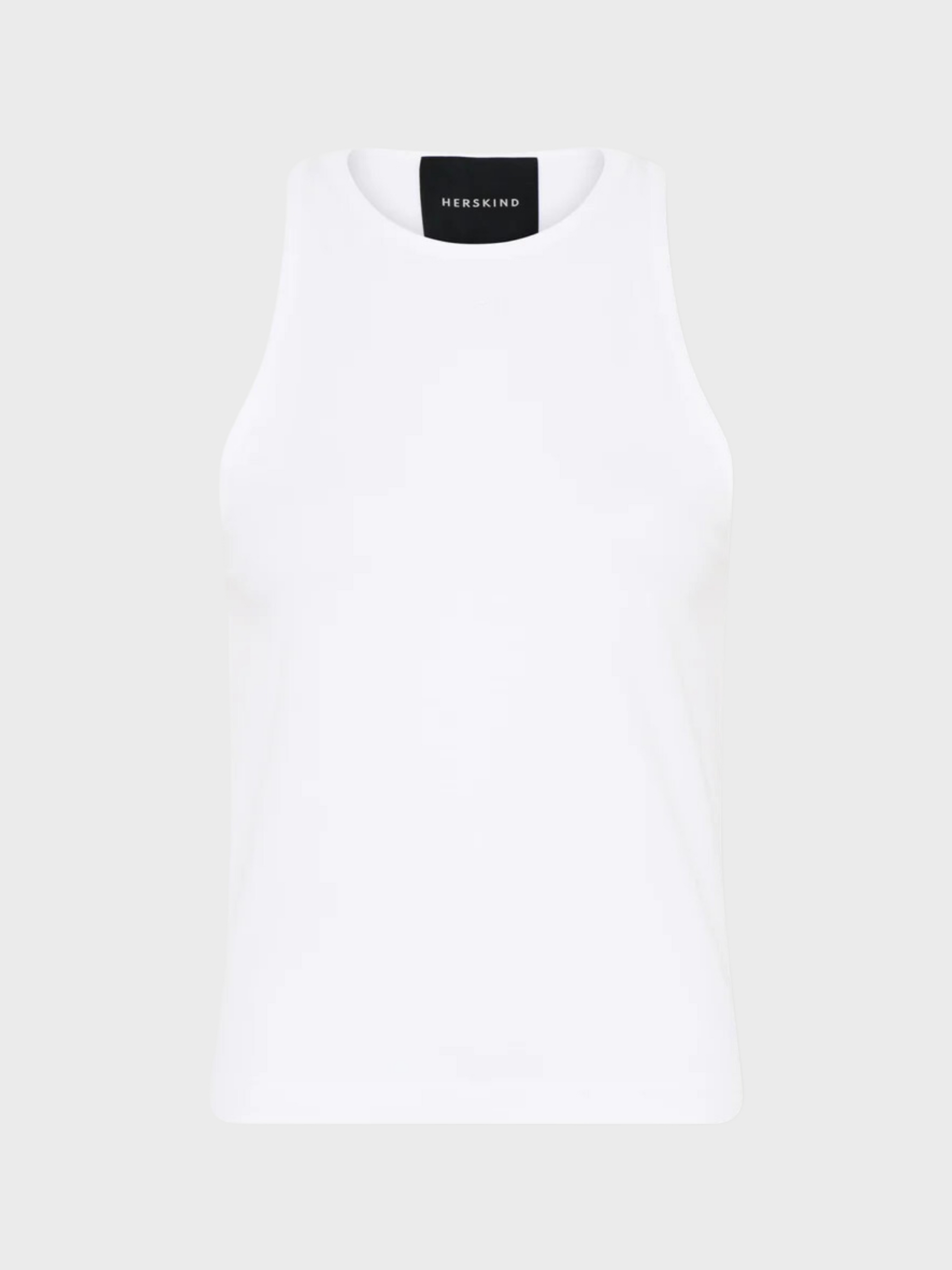 Herskind Linea Top White-T-Shirts-West of Woodward Boutique-Vancouver-Canada