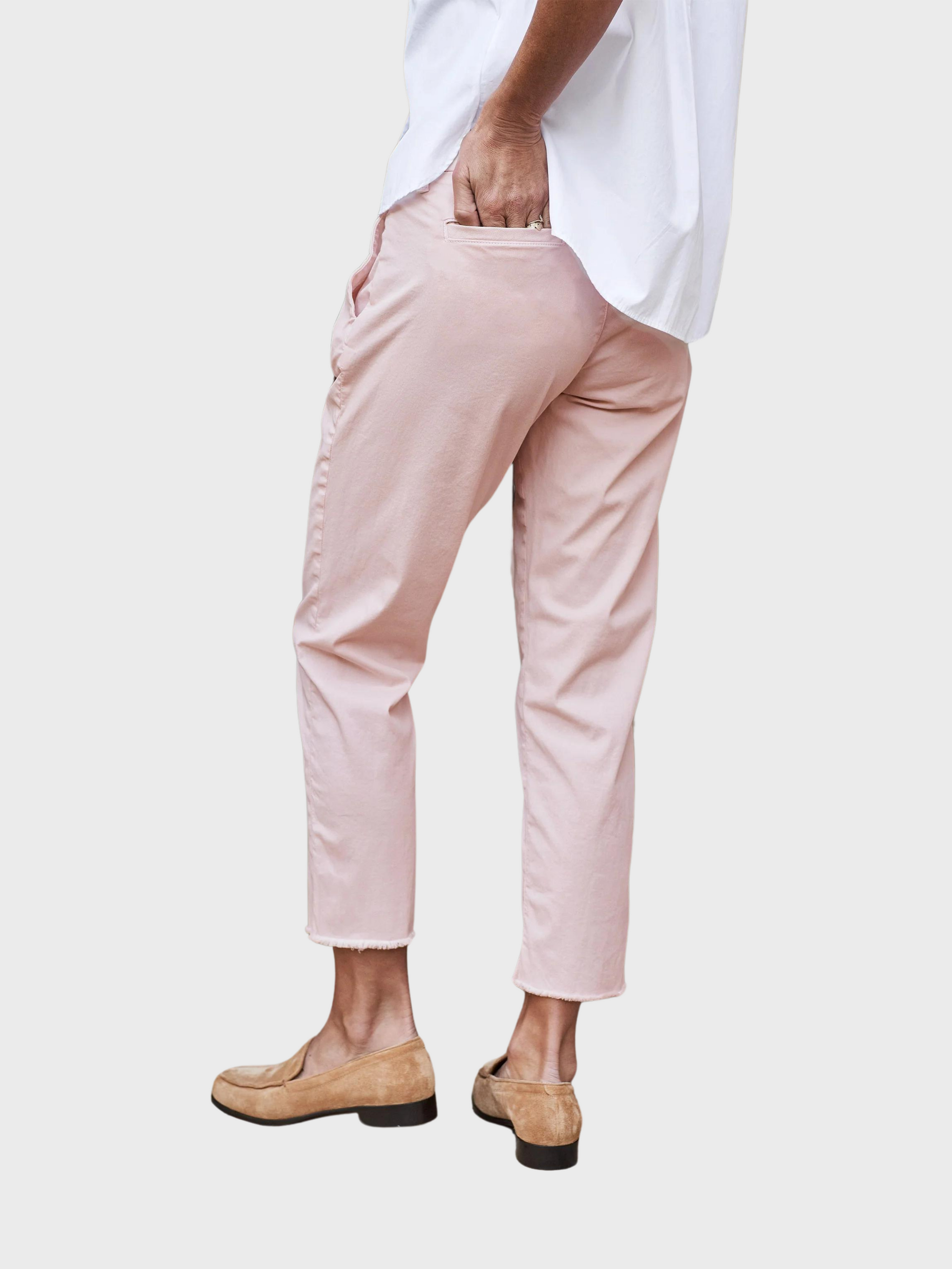 Frank & Eileen Wicklow Chino Vintage Rose-Pants-West of Woodward Boutique-Vancouver-Canada