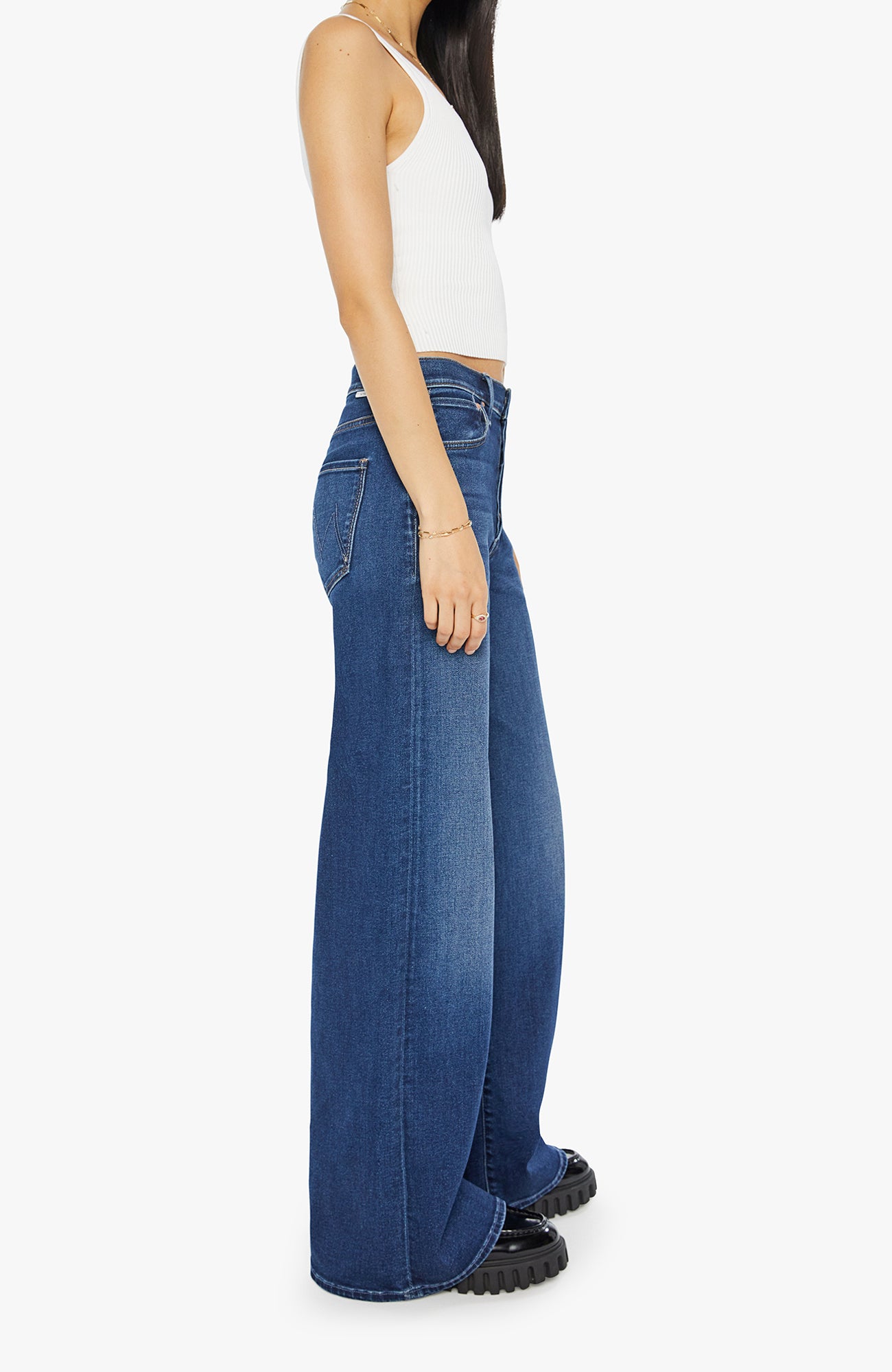 MOTHER Ditcher Roller Sneak Jean- Yakkity Yak. Shop Women's Denim