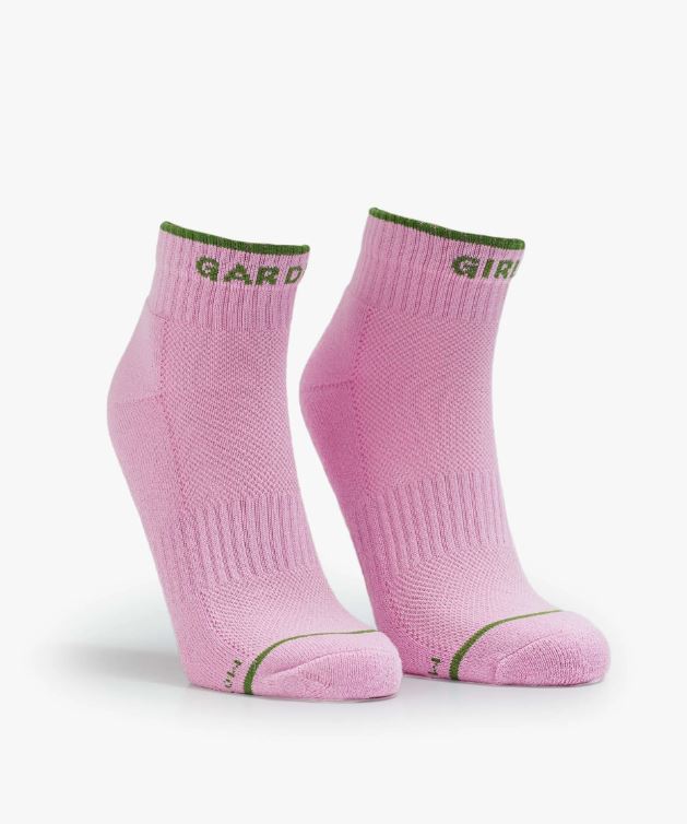 MOTHER Baby Steps Ankle Sock Pink Garden-Accessories-West of Woodward Boutique-Vancouver-Canada