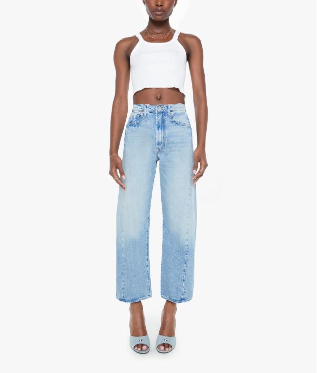 MOTHER Half Pipe Ankle Denim Jeans This Is How I Roll-Denim-West of Woodward Boutique-Vancouver-Canada