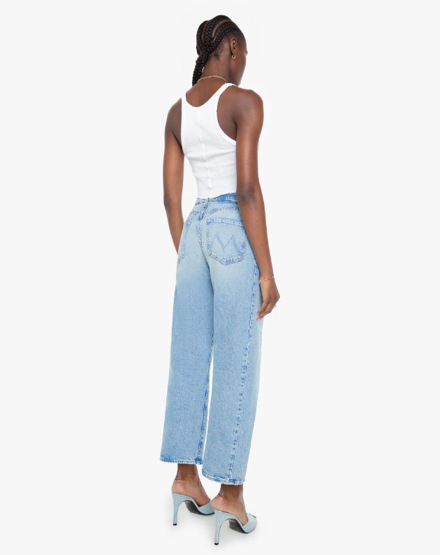 MOTHER Half Pipe Ankle Denim Jeans This Is How I Roll-Denim-West of Woodward Boutique-Vancouver-Canada