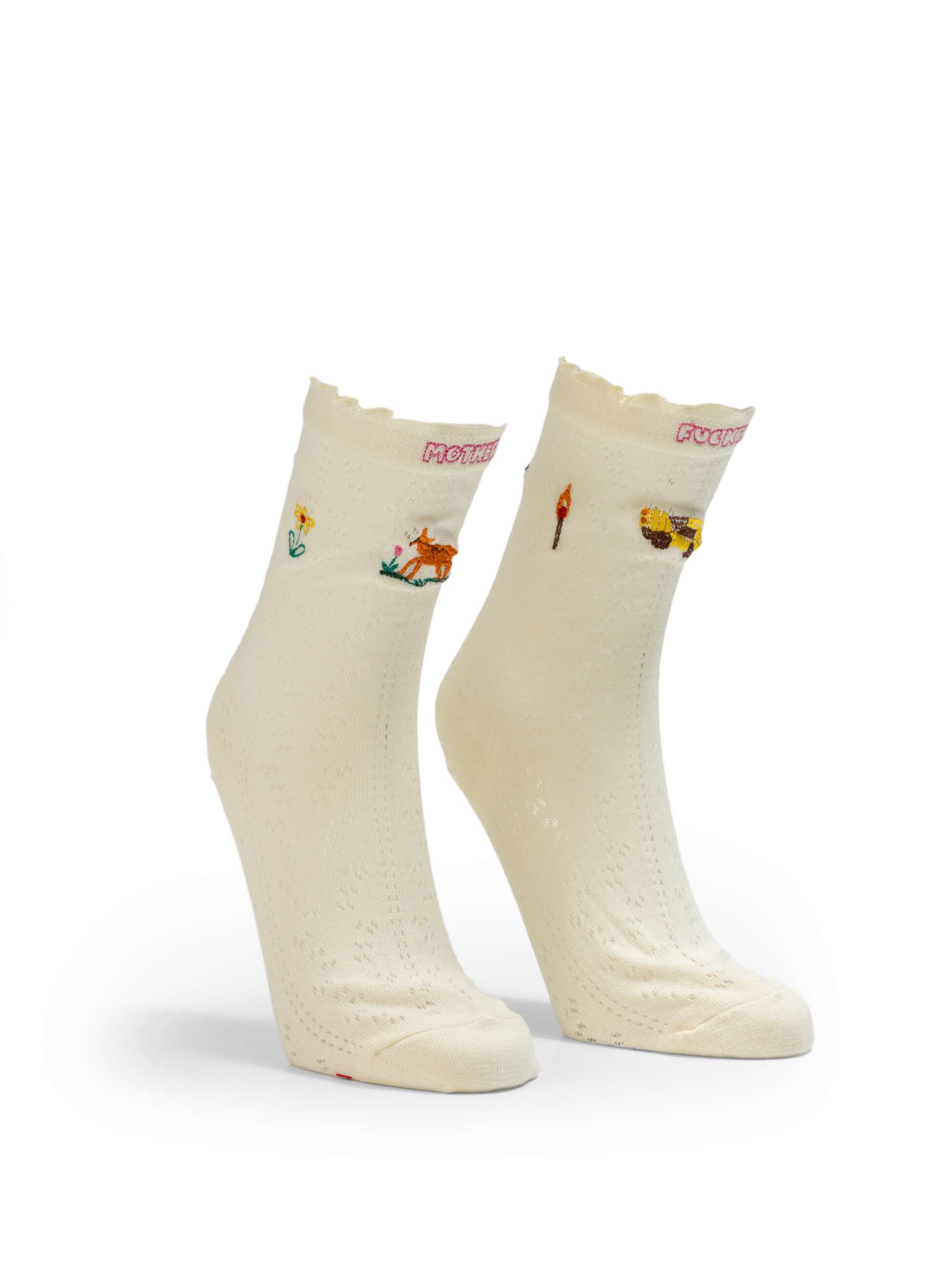 MOTHER Half Step Socks In The Wild-Accessories-West of Woodward Boutique-Vancouver-Canada