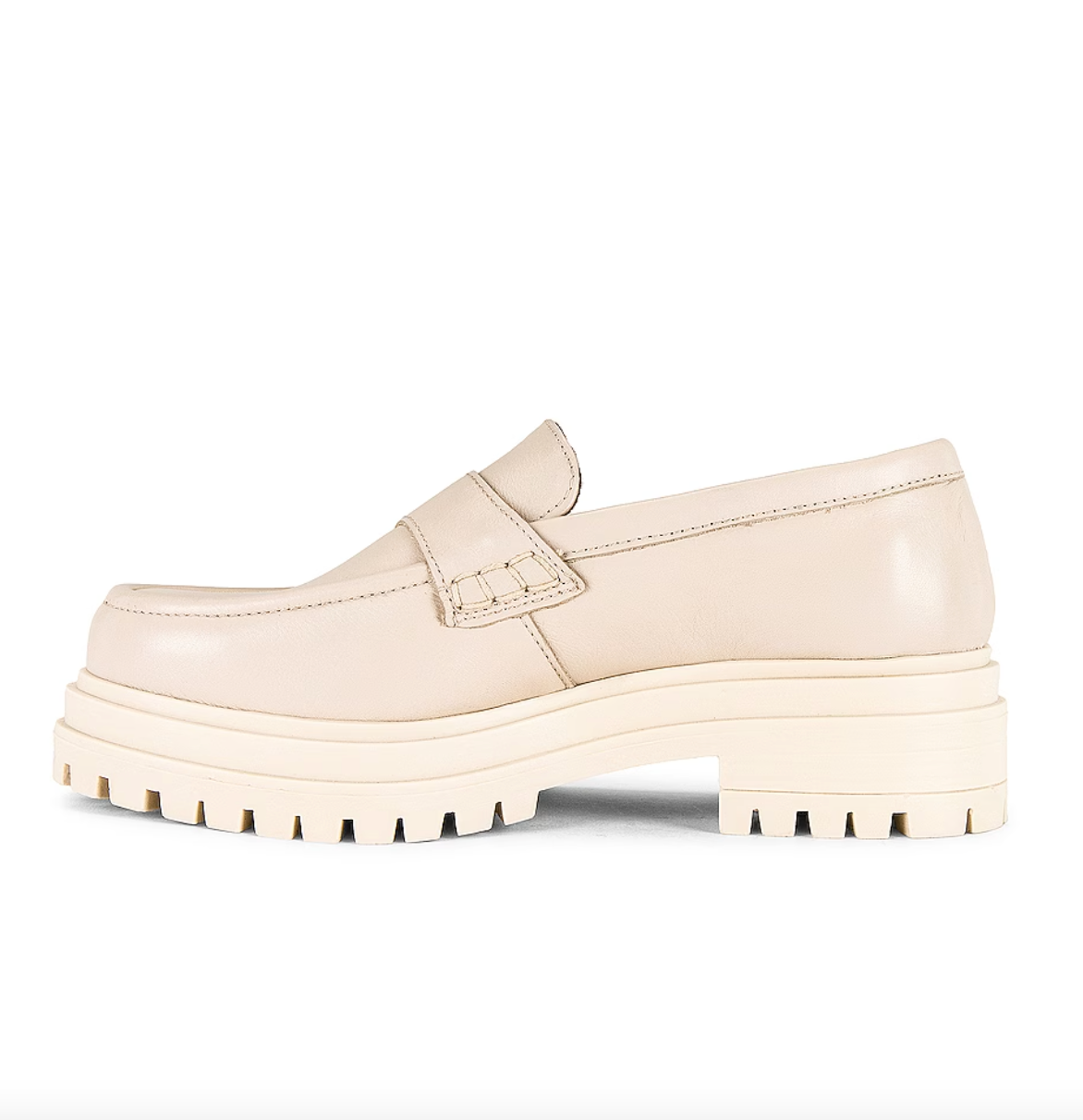 ALOHAS Obsidian Cream Leather Loafers-Shoes-West of Woodward Boutique-Vancouver-Canada