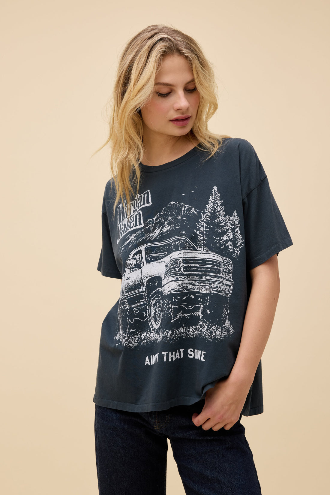 Daydreamer Morgan Wallen Ain't That Some Merch Tee Vintage Black-T-Shirts-West of Woodward Boutique-Vancouver-Canada