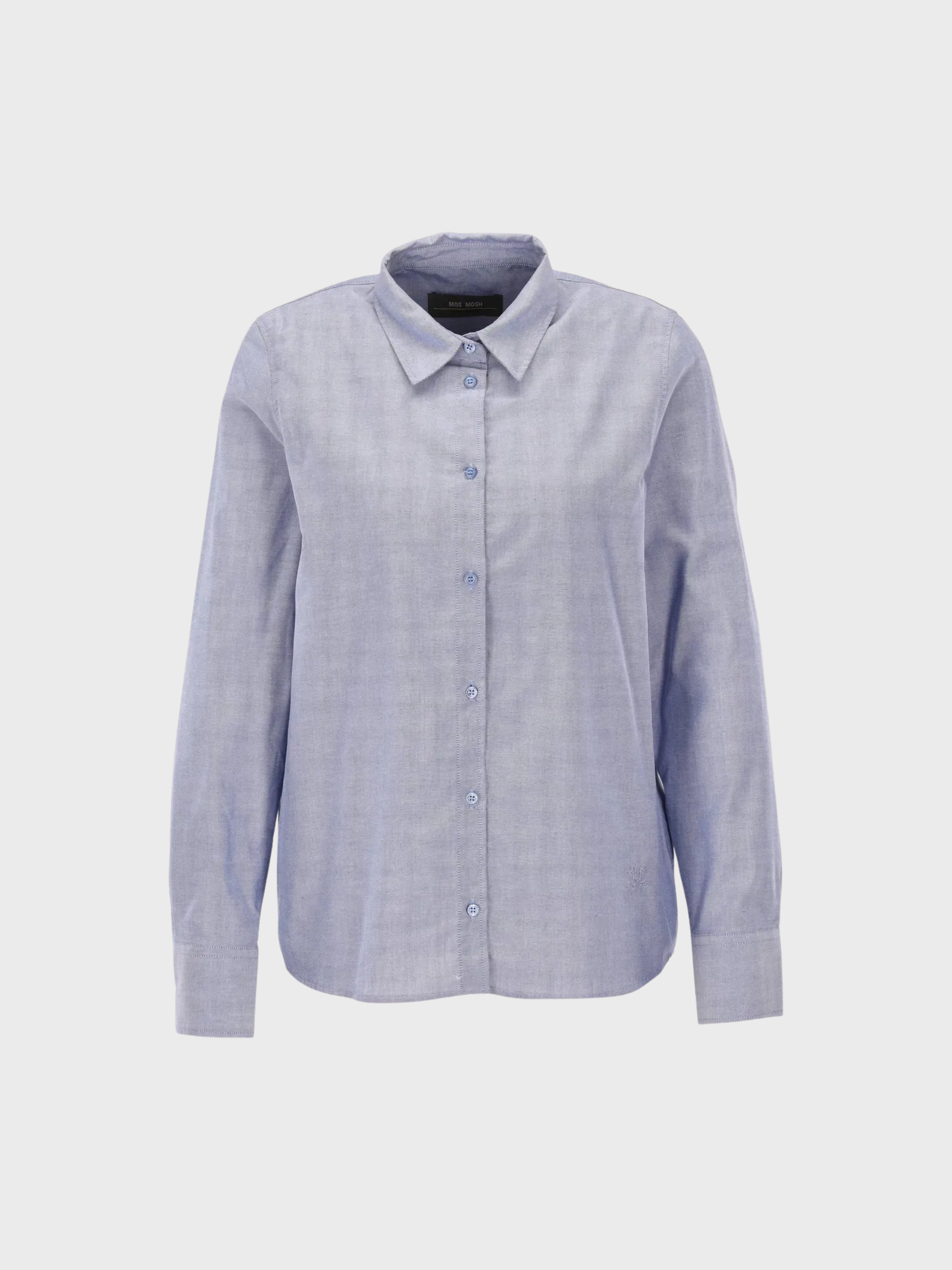 Mos Mosh Anica Oxford Shirt Velvet Morning-Shirts-West of Woodward Boutique-Vancouver-Canada