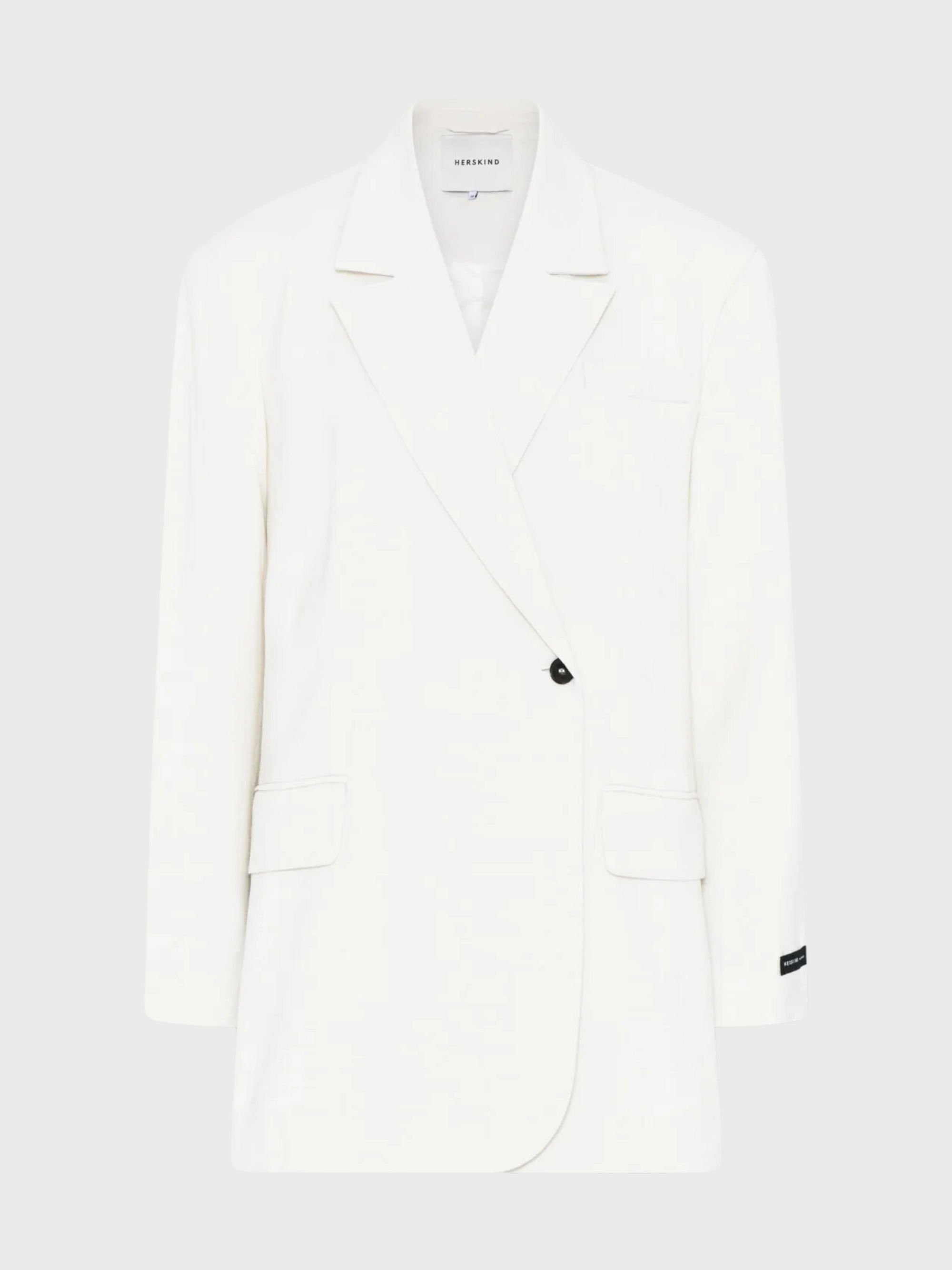 Herskind Verner Blazer Medium White-Jackets-32-West of Woodward Boutique-Vancouver-Canada
