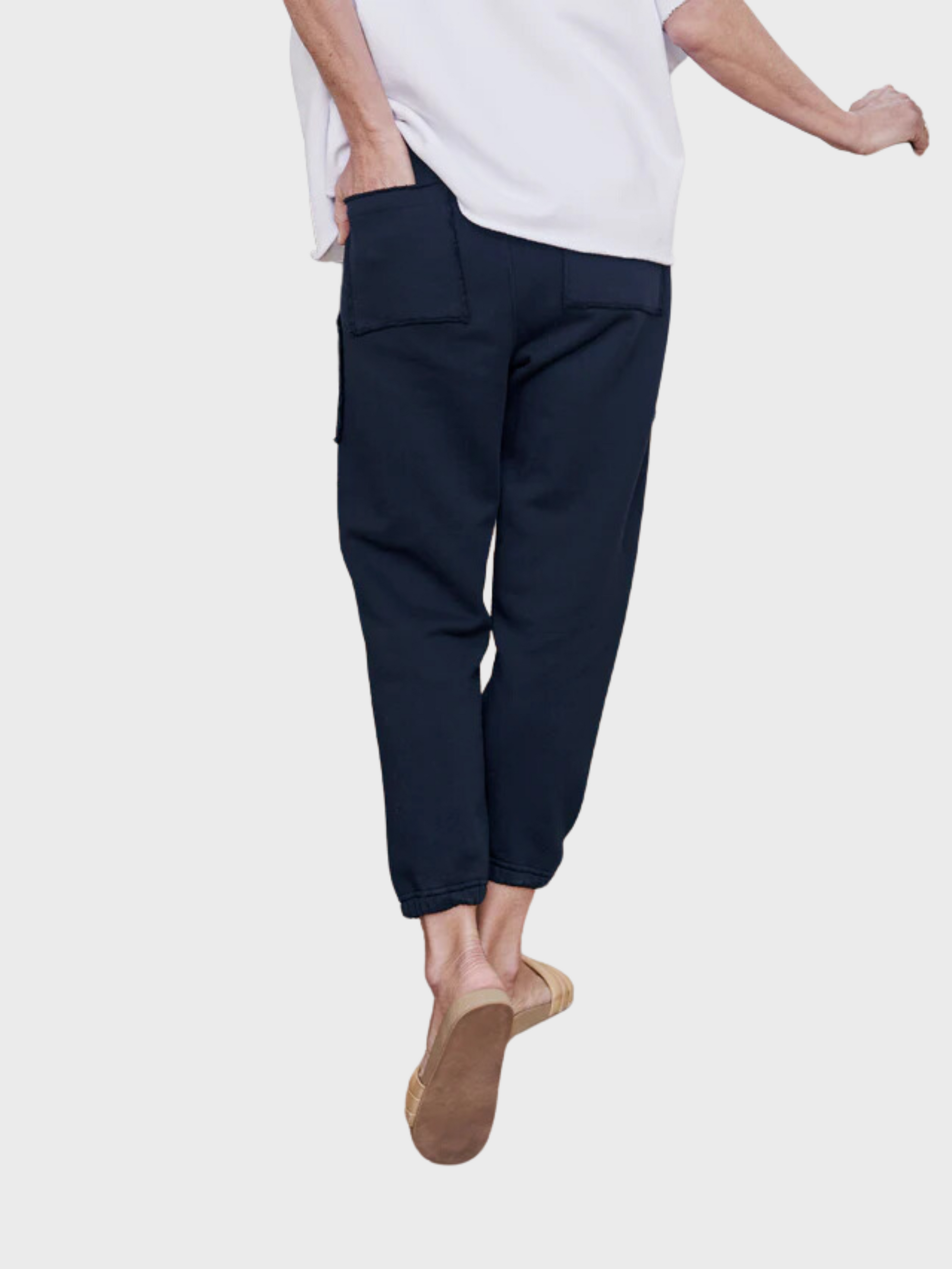 Frank & Eileen Eamon Jogger Sweatpant British Royal Navy-Pants-West of Woodward Boutique-Vancouver-Canada