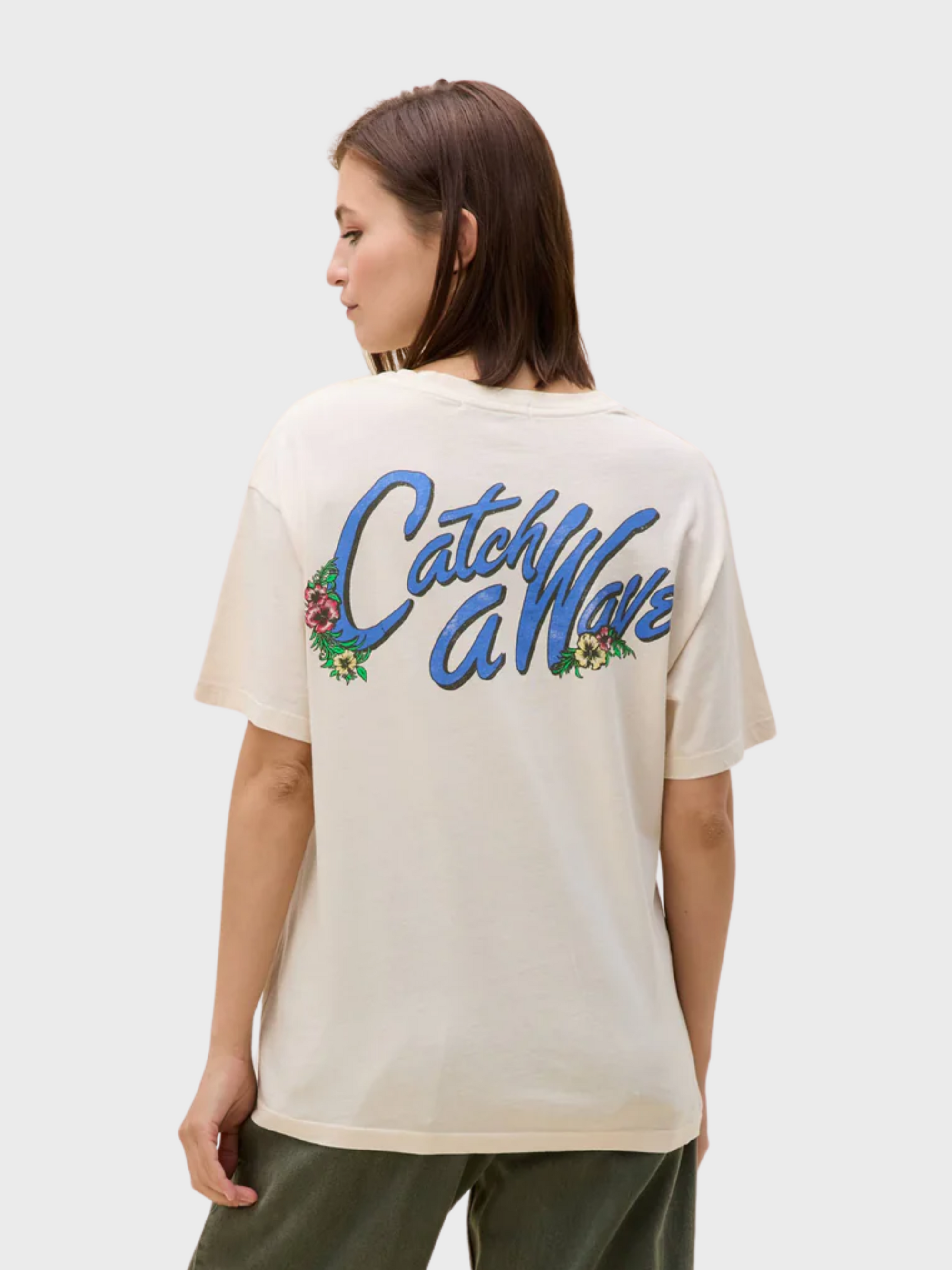 Daydreamer Beach Boys Surf Patrol BF Tee Dirty White-T-Shirts-West of Woodward Boutique-Vancouver-Canada