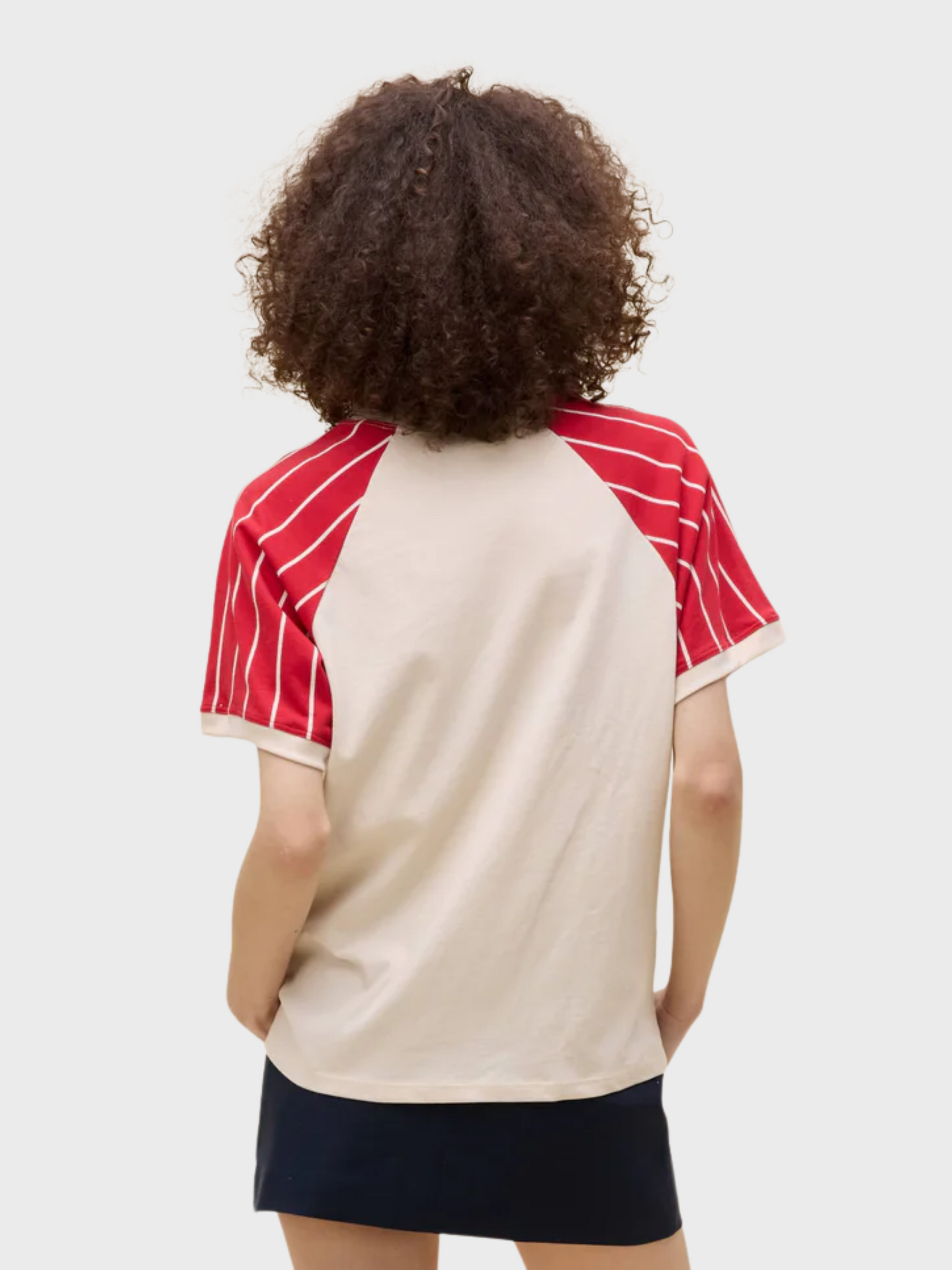 Daydreamer Little Angels Baseball Raglan Dirty White-T-Shirts-West of Woodward Boutique-Vancouver-Canada