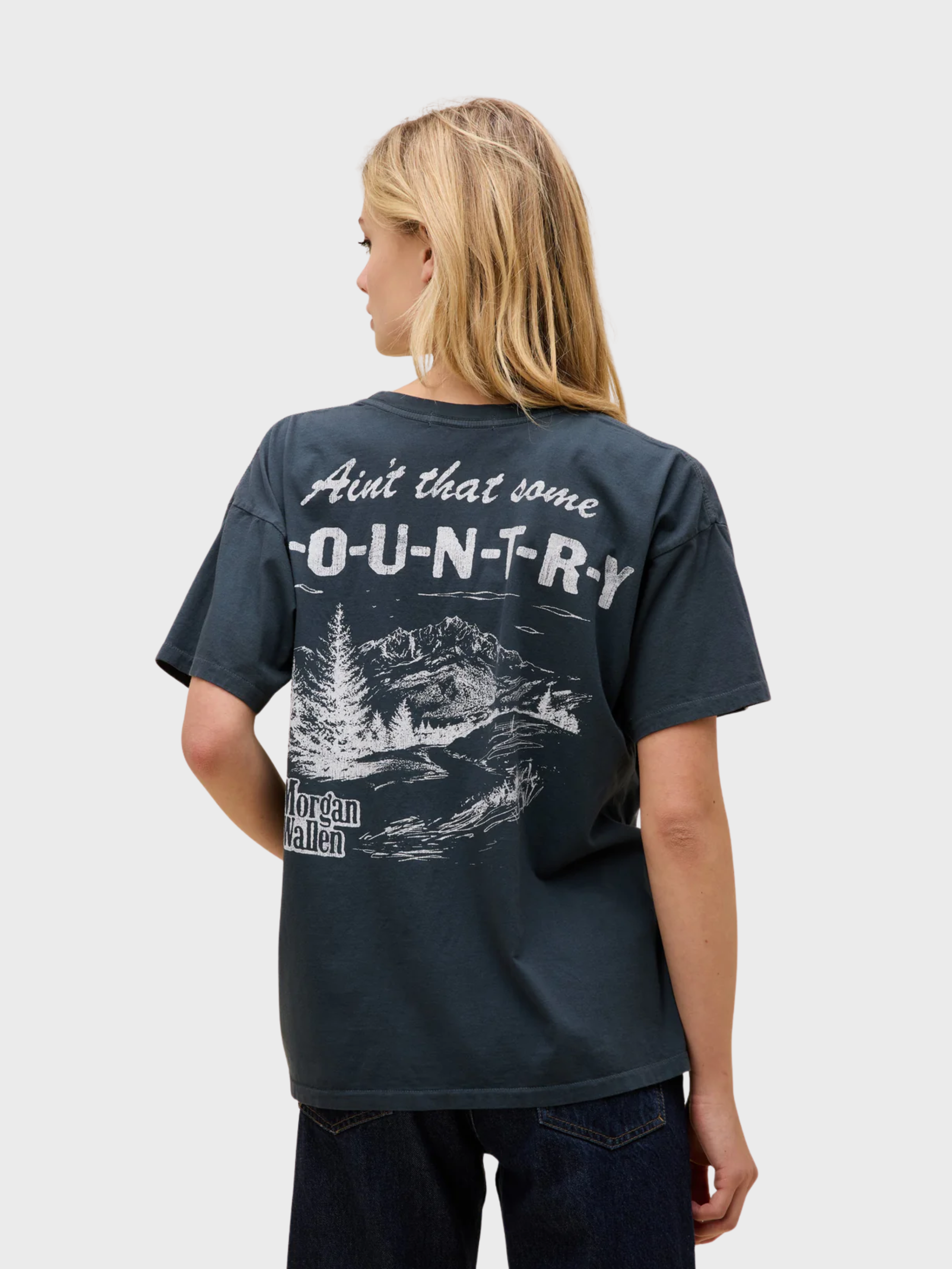 Daydreamer Morgan Wallen Ain't That Some Merch Tee Vintage Black-T-Shirts-West of Woodward Boutique-Vancouver-Canada