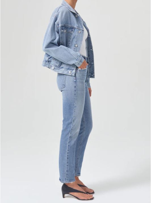 Agolde Riley Long- Cove-Denim-West of Woodward Boutique-Vancouver-Canada