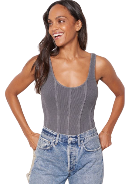 Agolde Elna Bodysuit- Gravity. Shop Women's T-Shirts at West of Woodward  Online or Visit Our Boutique in Yaletown, Vancouver, Canada.