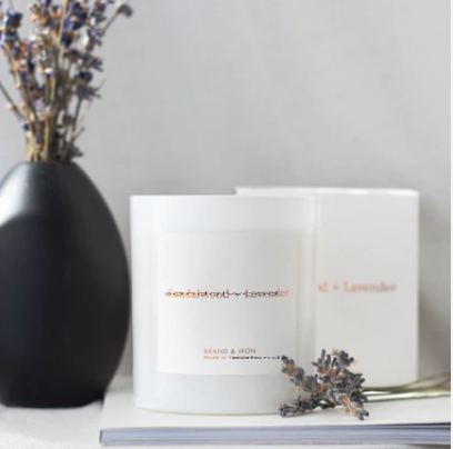Brand &amp; Iron Candle Home Series- Sandalwood + Lavender-Accessories-West of Woodward Boutique-Vancouver-Canada