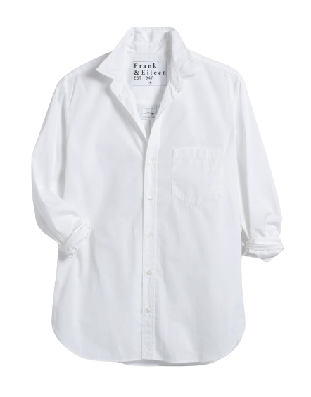 Frank &amp; Eileen Joedy Button Up- White Piumino-Shirts-West of Woodward Boutique-Vancouver-Canada