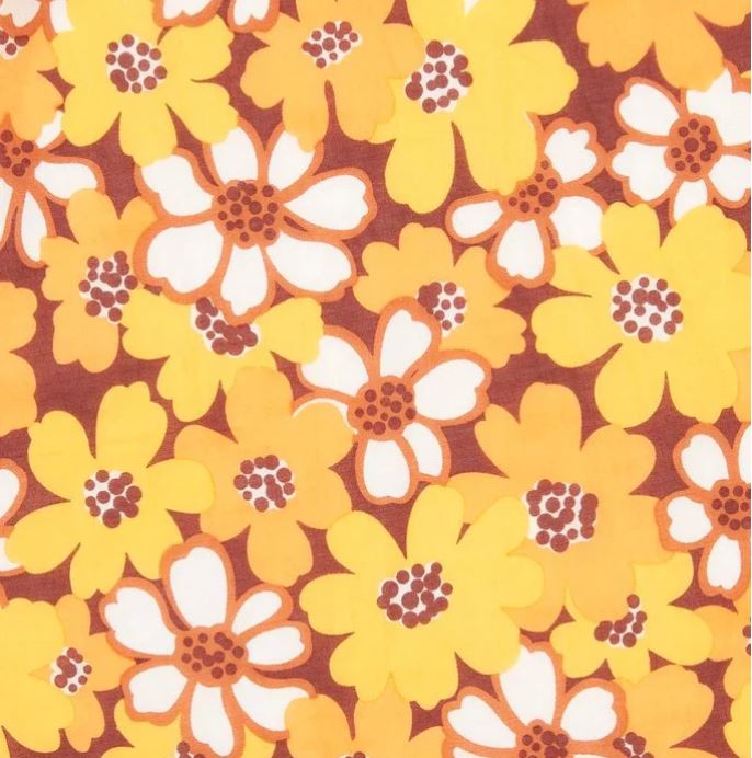 Faithfull The Brand Syrma Mini Dress- Li Ren Floral Orange-Dresses-West of Woodward Boutique-Vancouver-Canada