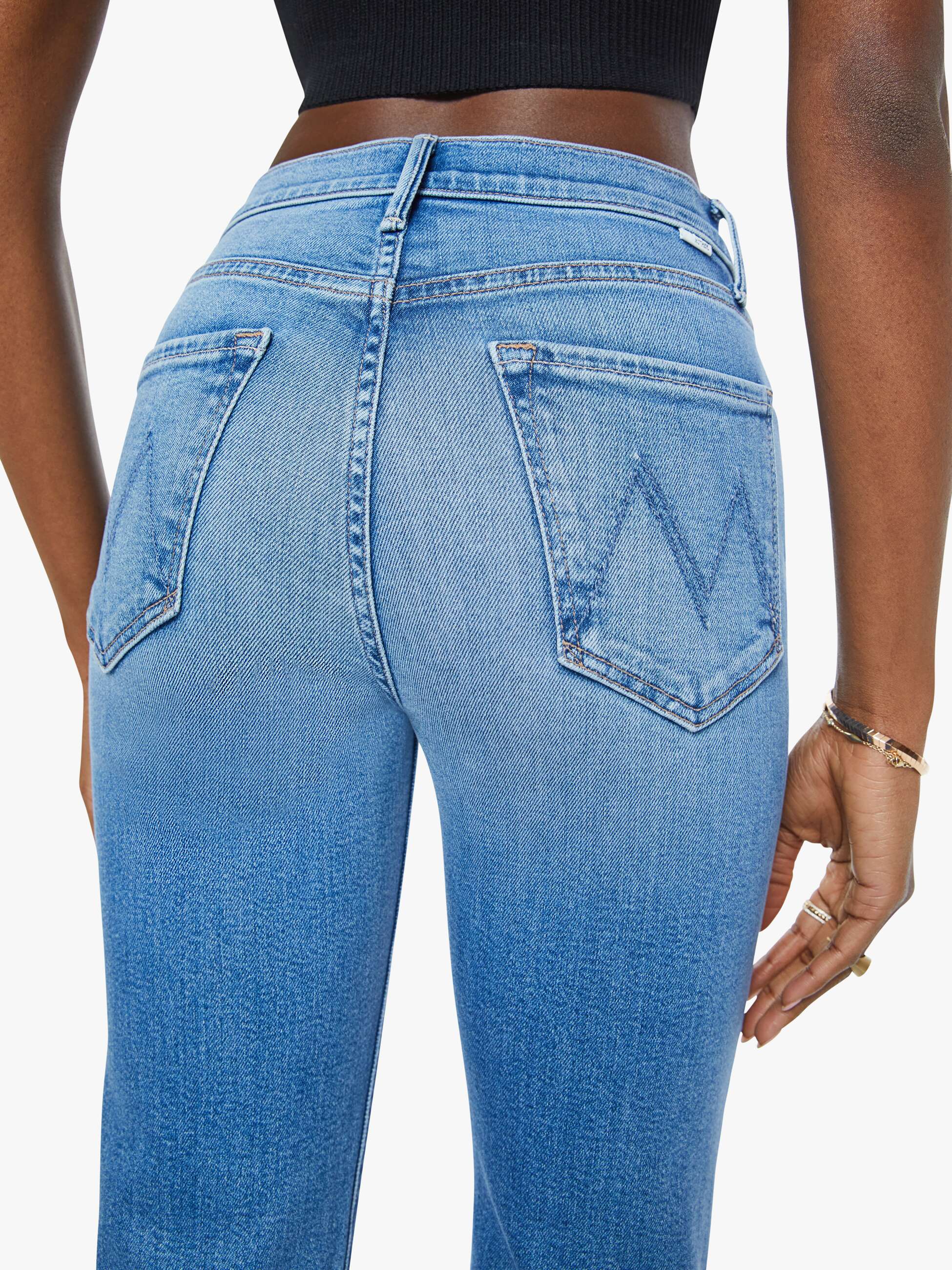 MOTHER Kick It Denim Jeans Fan Favourite-Denim-West of Woodward Boutique-Vancouver-Canada