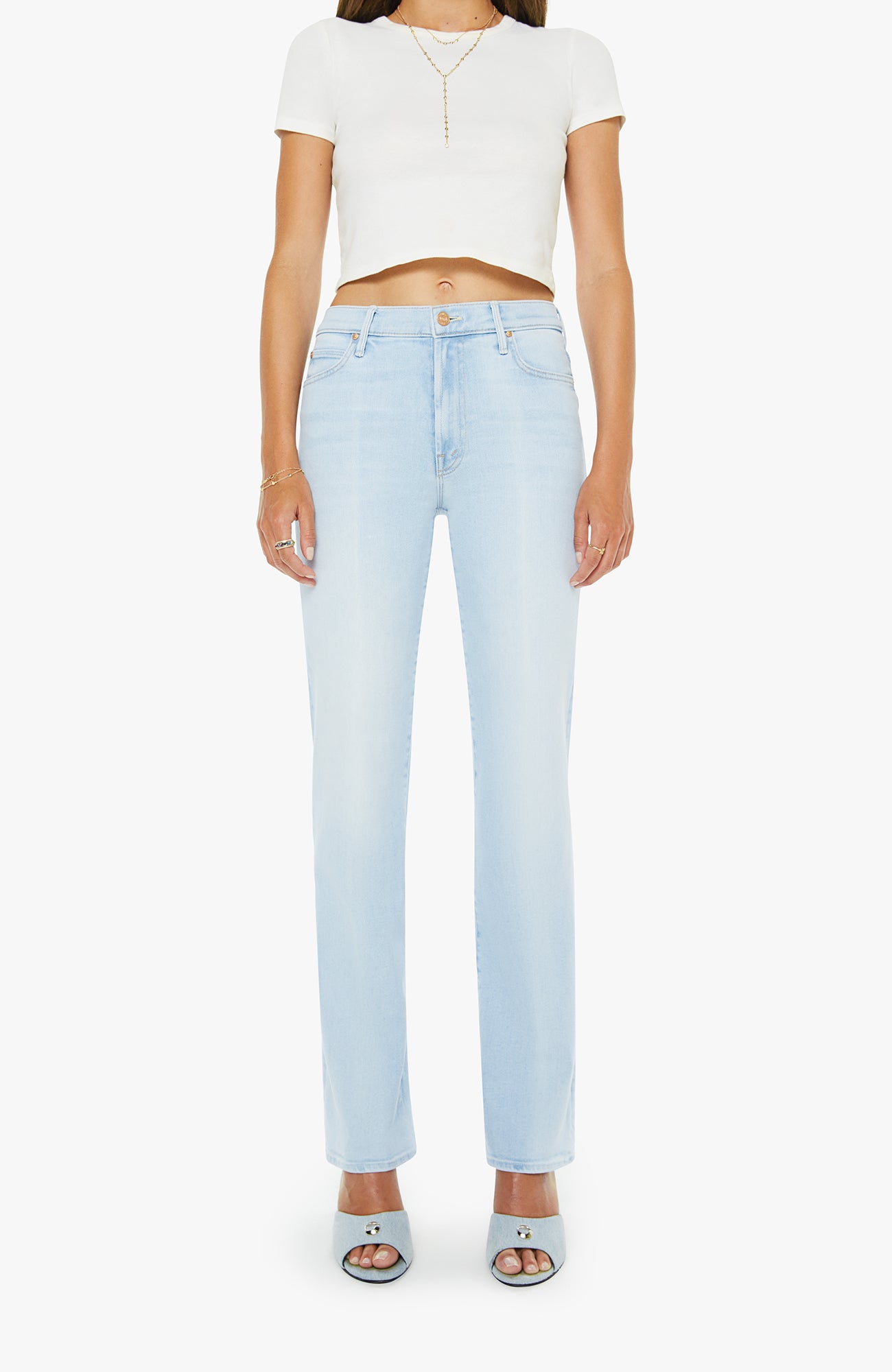 MOTHER Kick It Denim Jeans Melt In Your Mouth-Denim-West of Woodward Boutique-Vancouver-Canada