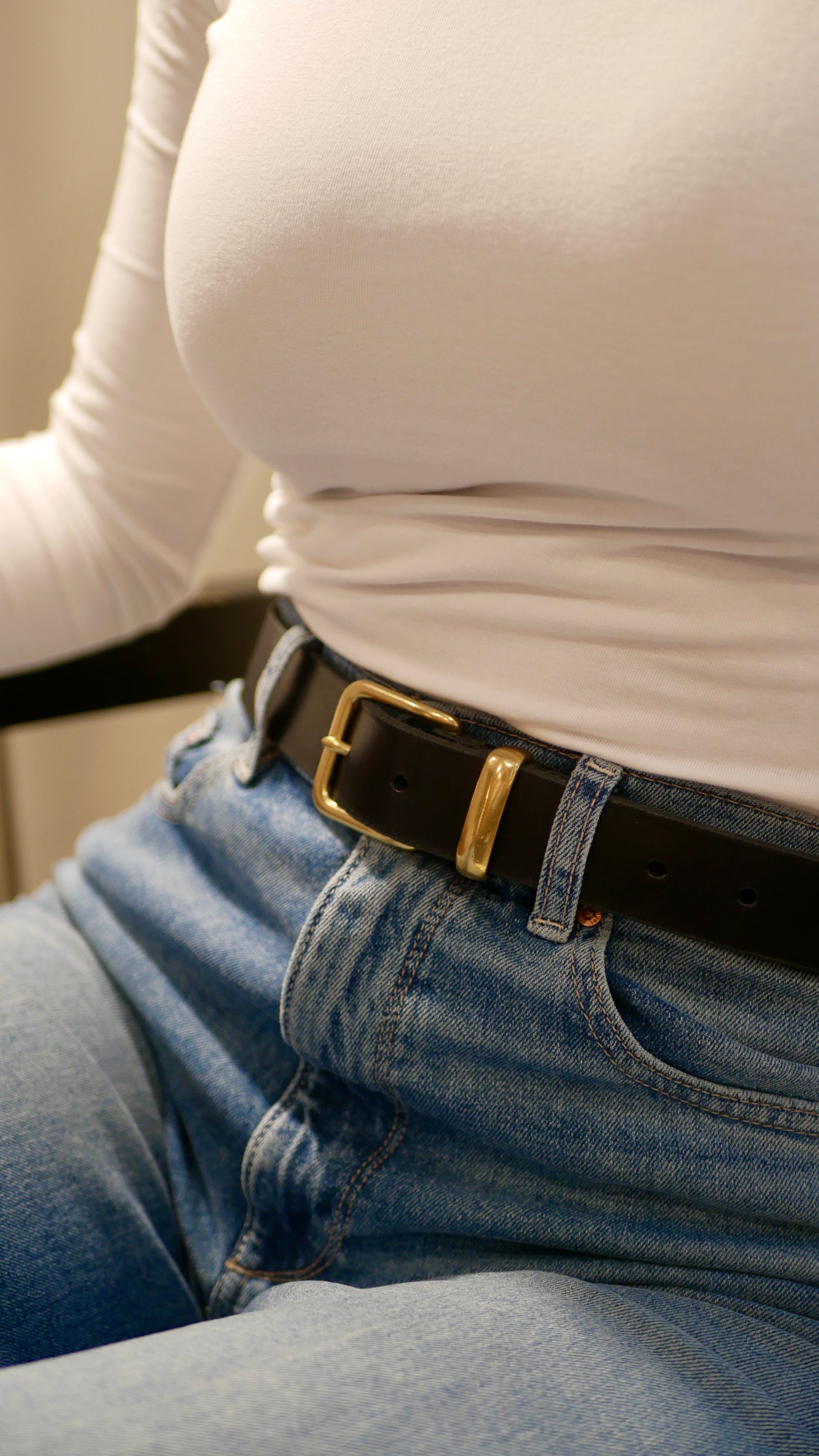 Selde Terre Maria Belt 1-1/4&quot; Black-Accessories-West of Woodward Boutique-Vancouver-Canada