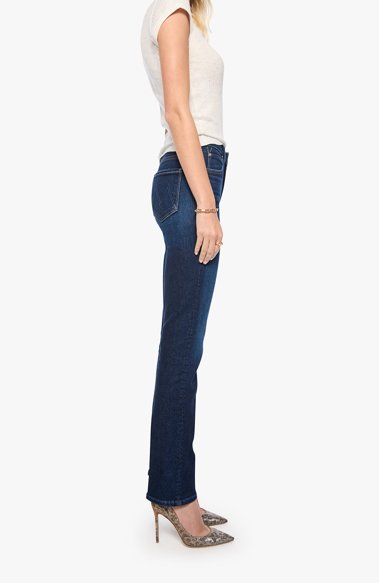MOTHER Rascal Skimp Denim Jeans Hard Stop Honey-Denim-West of Woodward Boutique-Vancouver-Canada