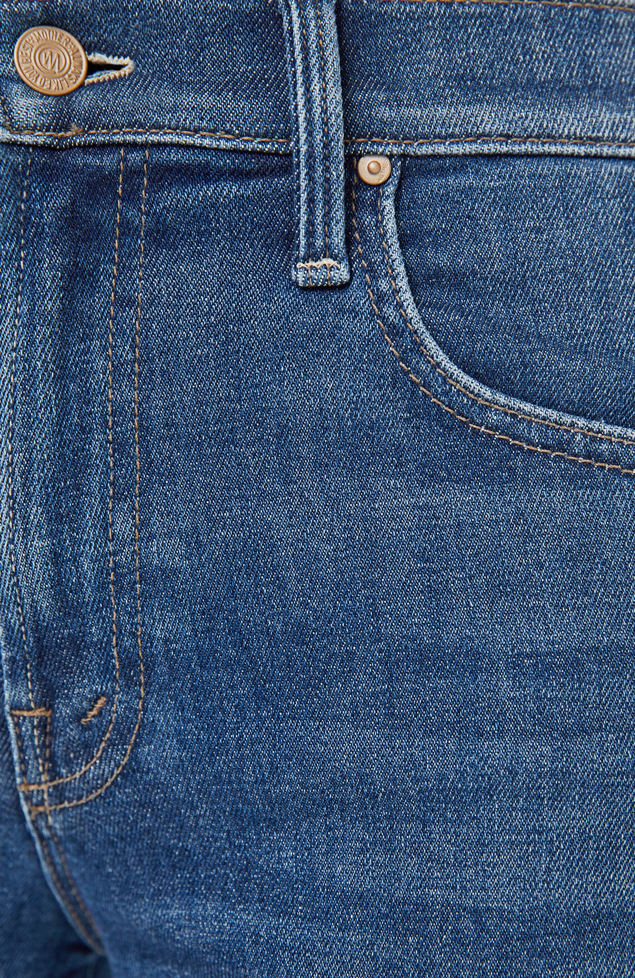 MOTHER Mid Rise Rambler Zip Ankle Jeans Catch My Drift-Denim-West of Woodward Boutique-Vancouver-Canada
