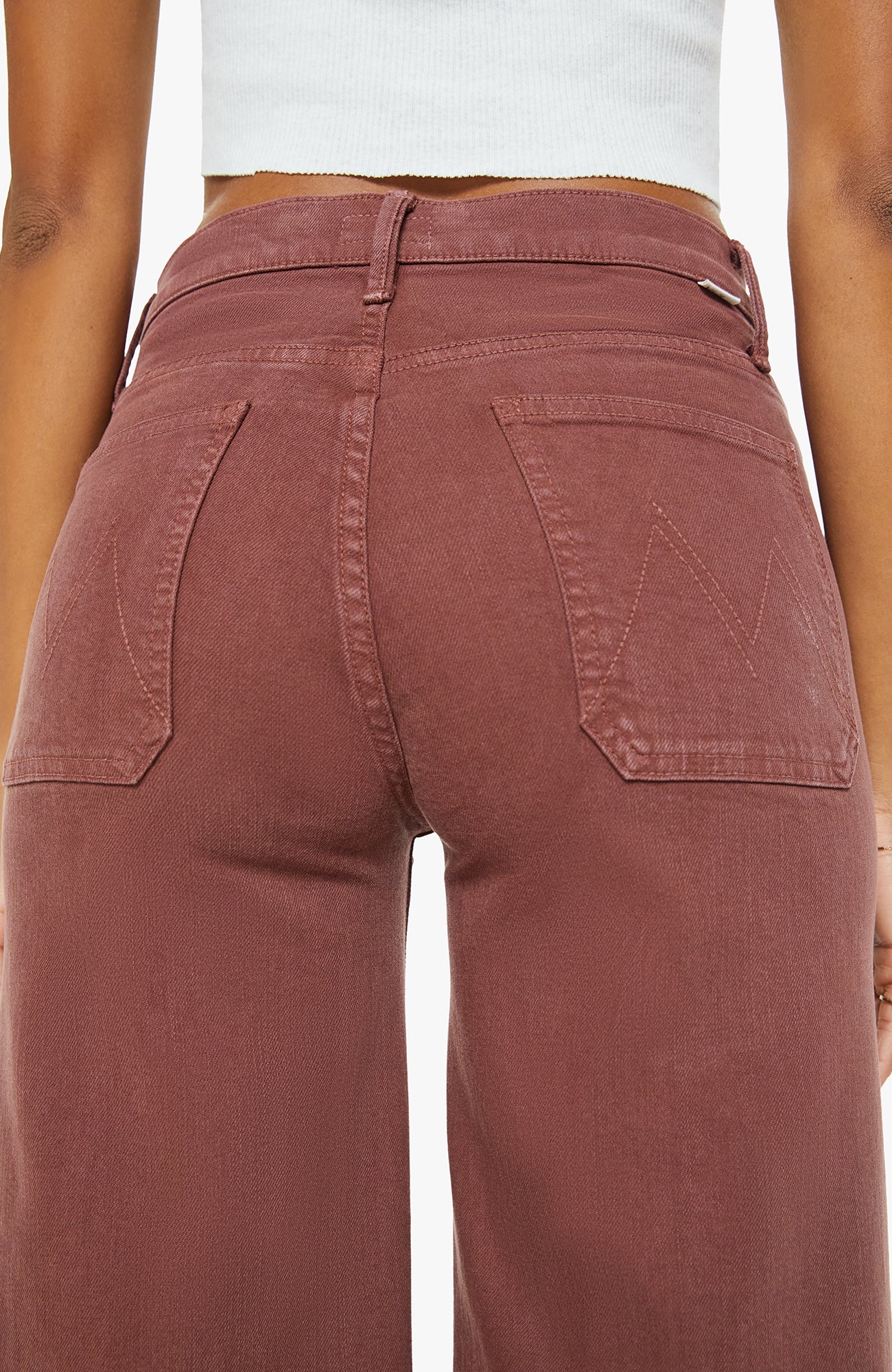MOTHER Patch Pocket Undercover Sneak Cats &amp; Dogs Friar Brown-Pants-West of Woodward Boutique-Vancouver-Canada