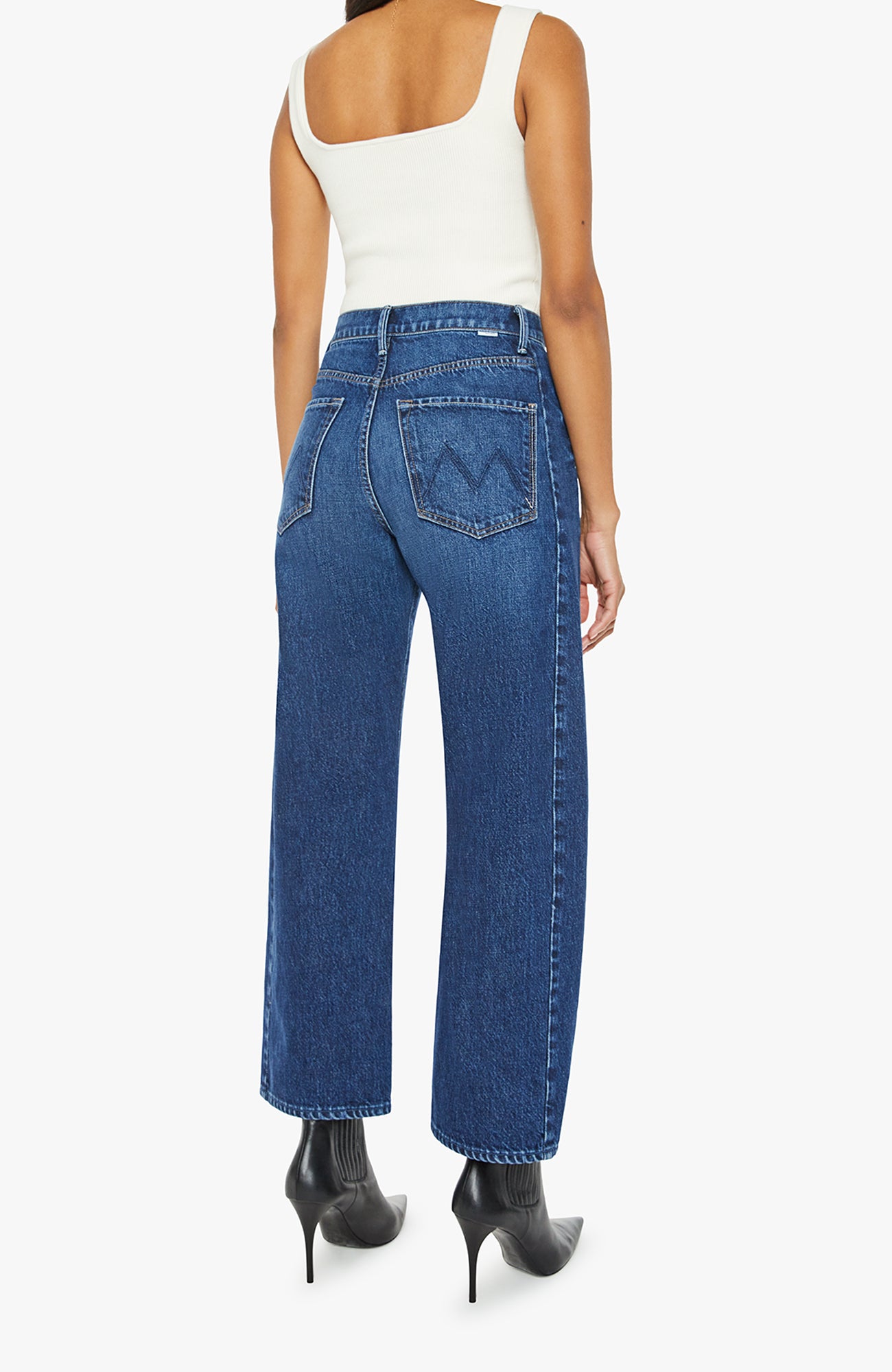 MOTHER Half Pipe Ankle Denim Jeans Did You Bring Me Anything-Denim-West of Woodward Boutique-Vancouver-Canada