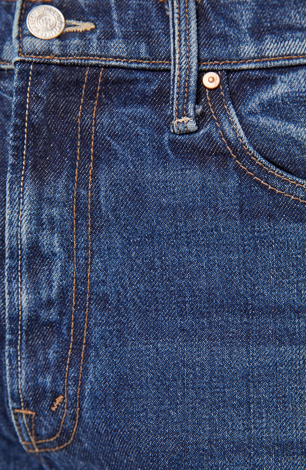 MOTHER Rambler Zip Heel Denim Jeans Unplugged-Denim-West of Woodward Boutique-Vancouver-Canada
