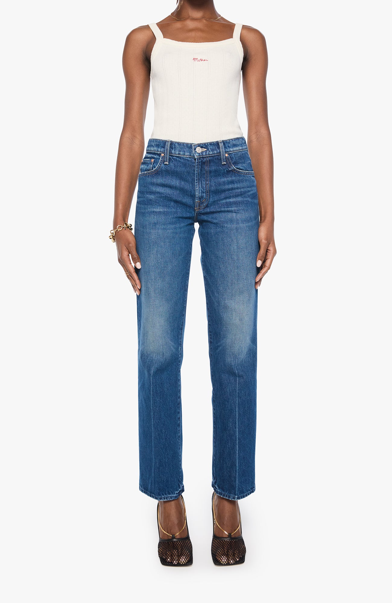 MOTHER Mid Rise Rambler Skimp Call Me Wild-Denim-West of Woodward Boutique-Vancouver-Canada
