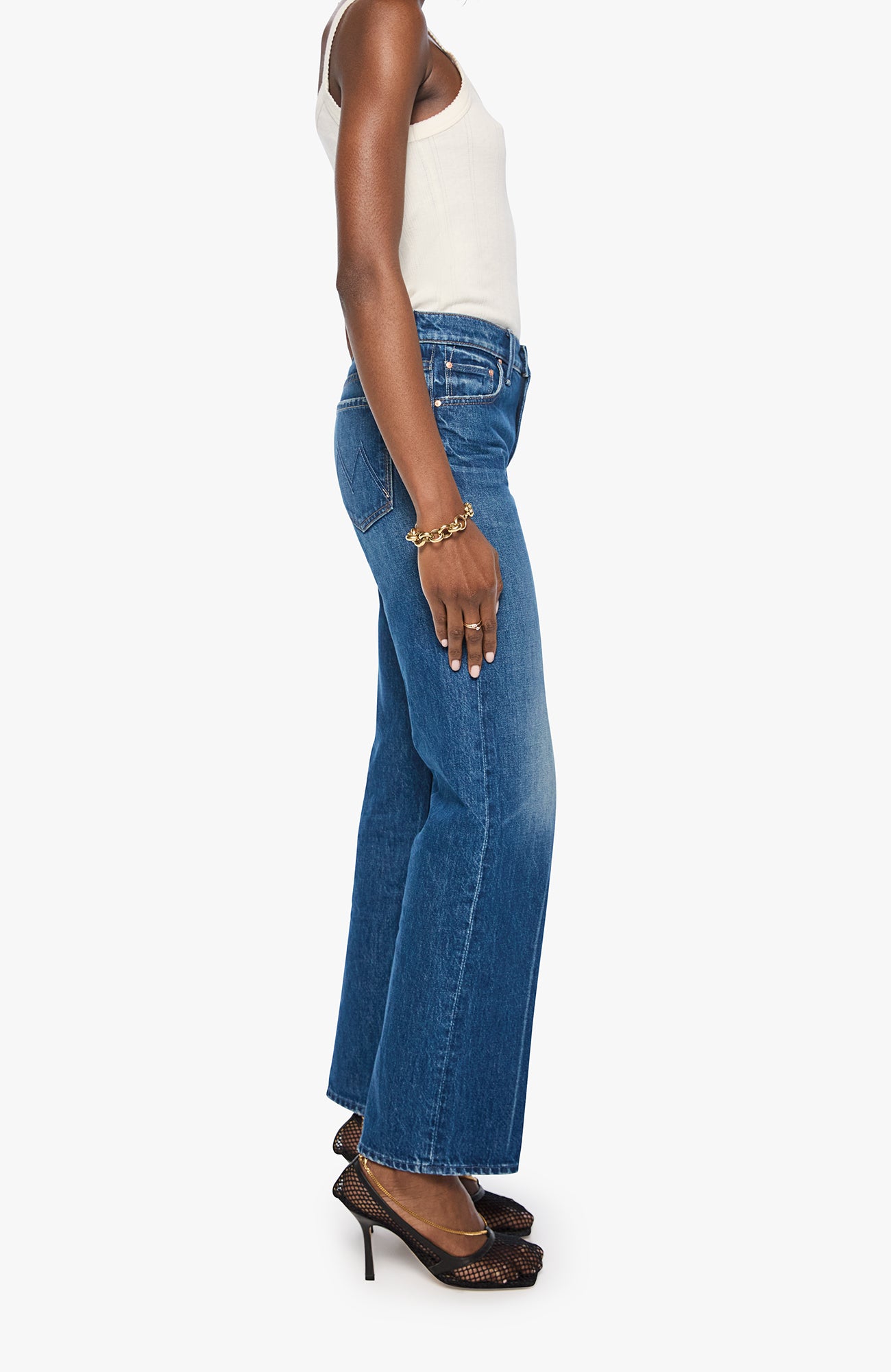 MOTHER Mid Rise Rambler Skimp Call Me Wild-Denim-West of Woodward Boutique-Vancouver-Canada