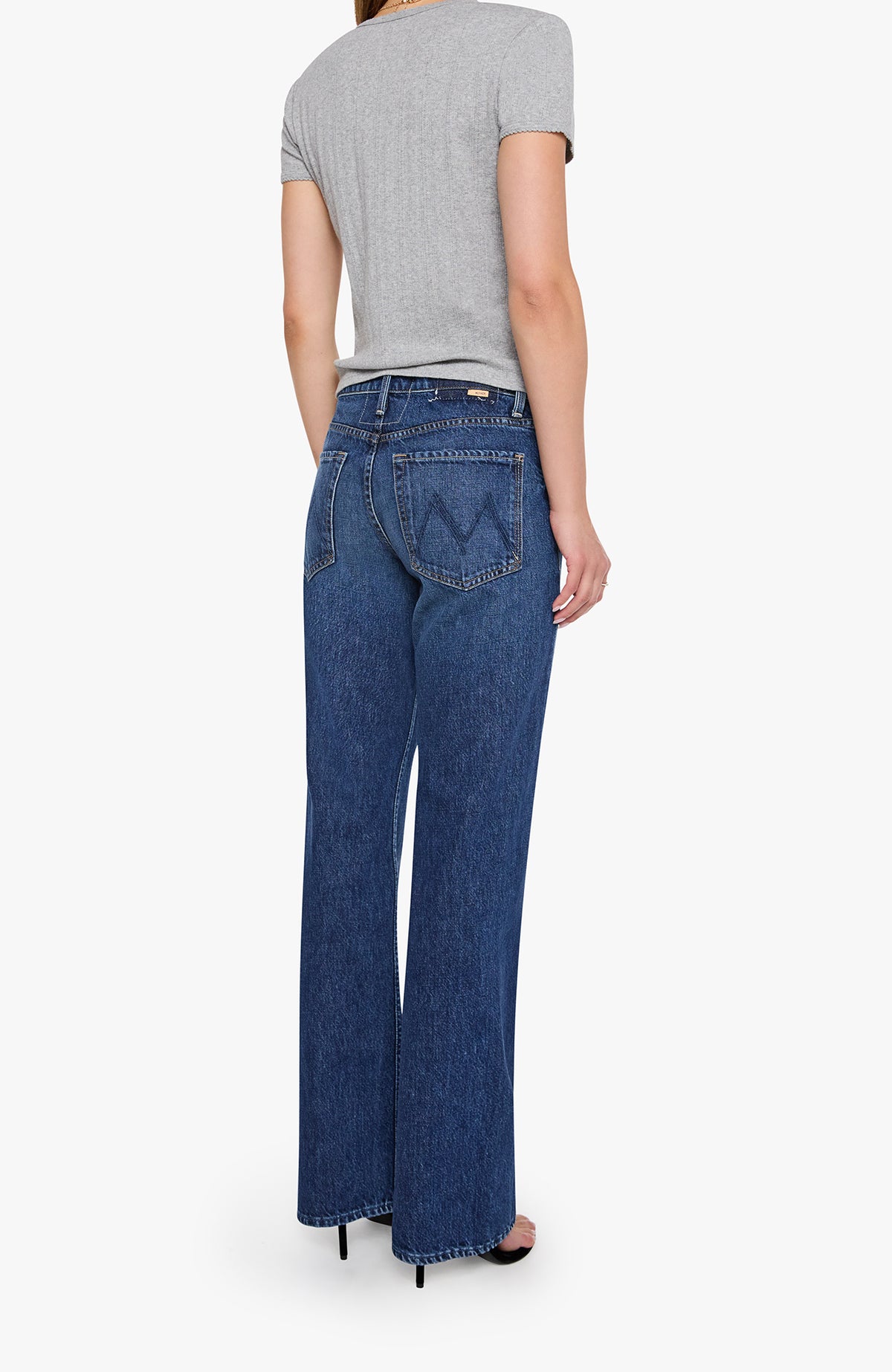 MOTHER Bookie Twist Sneak Did You Bring Me Anything-Denim-West of Woodward Boutique-Vancouver-Canada