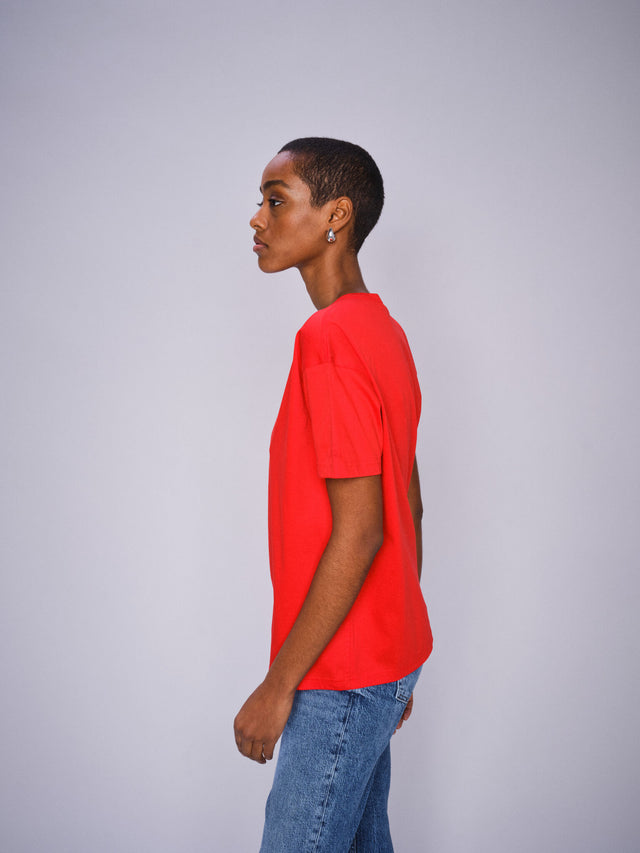 Mos Mosh Aina O Short Sleeve Tee Red-T-Shirts-West of Woodward Boutique-Vancouver-Canada