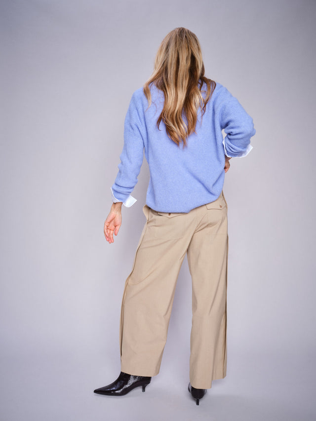 Mos Mosh Nila Roy Pant Sesame-Pants-West of Woodward Boutique-Vancouver-Canada