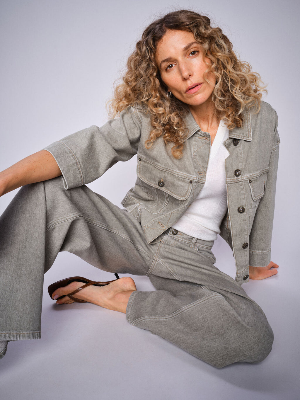 Mos Mosh Penn Dyed Jacket Shadow-Jackets-West of Woodward Boutique-Vancouver-Canada
