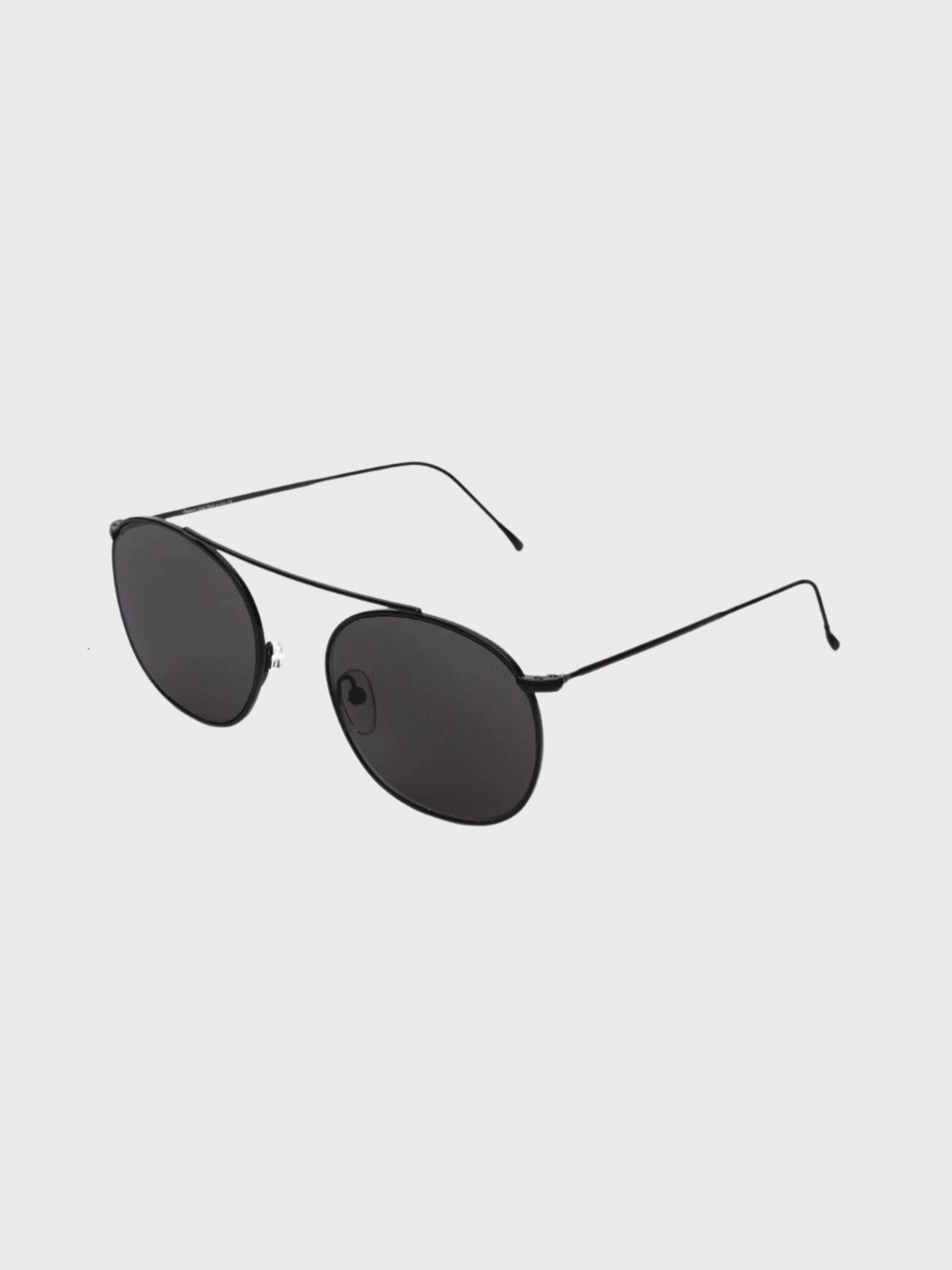 Illesteva Mykonos II Black w- Grey Flat Lens Sunglasses-Accessories-West of Woodward Boutique-Vancouver-Canada