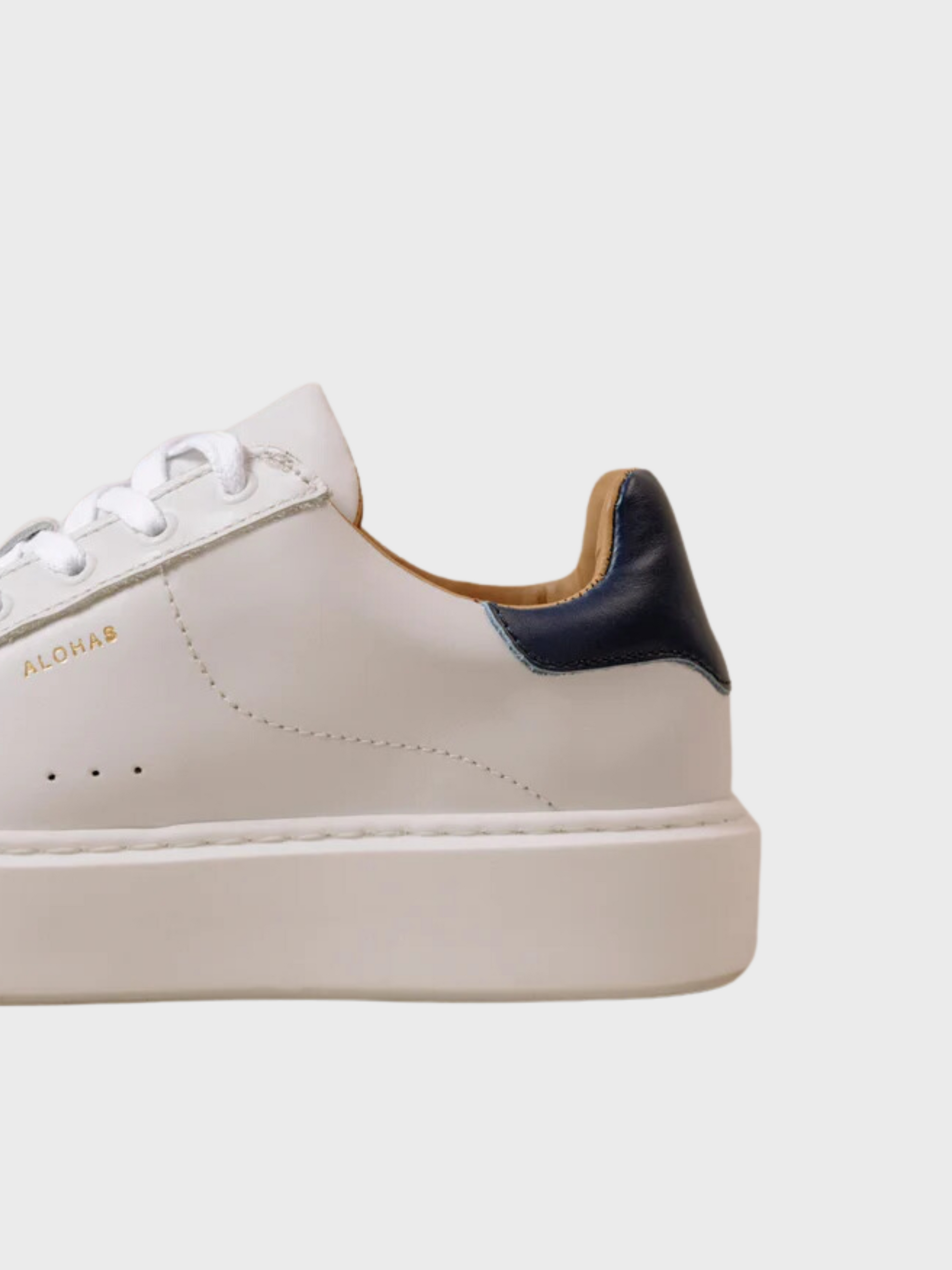ALOHAS tb.65 Sneaker Bright White Navy-Sneakers-West of Woodward Boutique-Vancouver-Canada