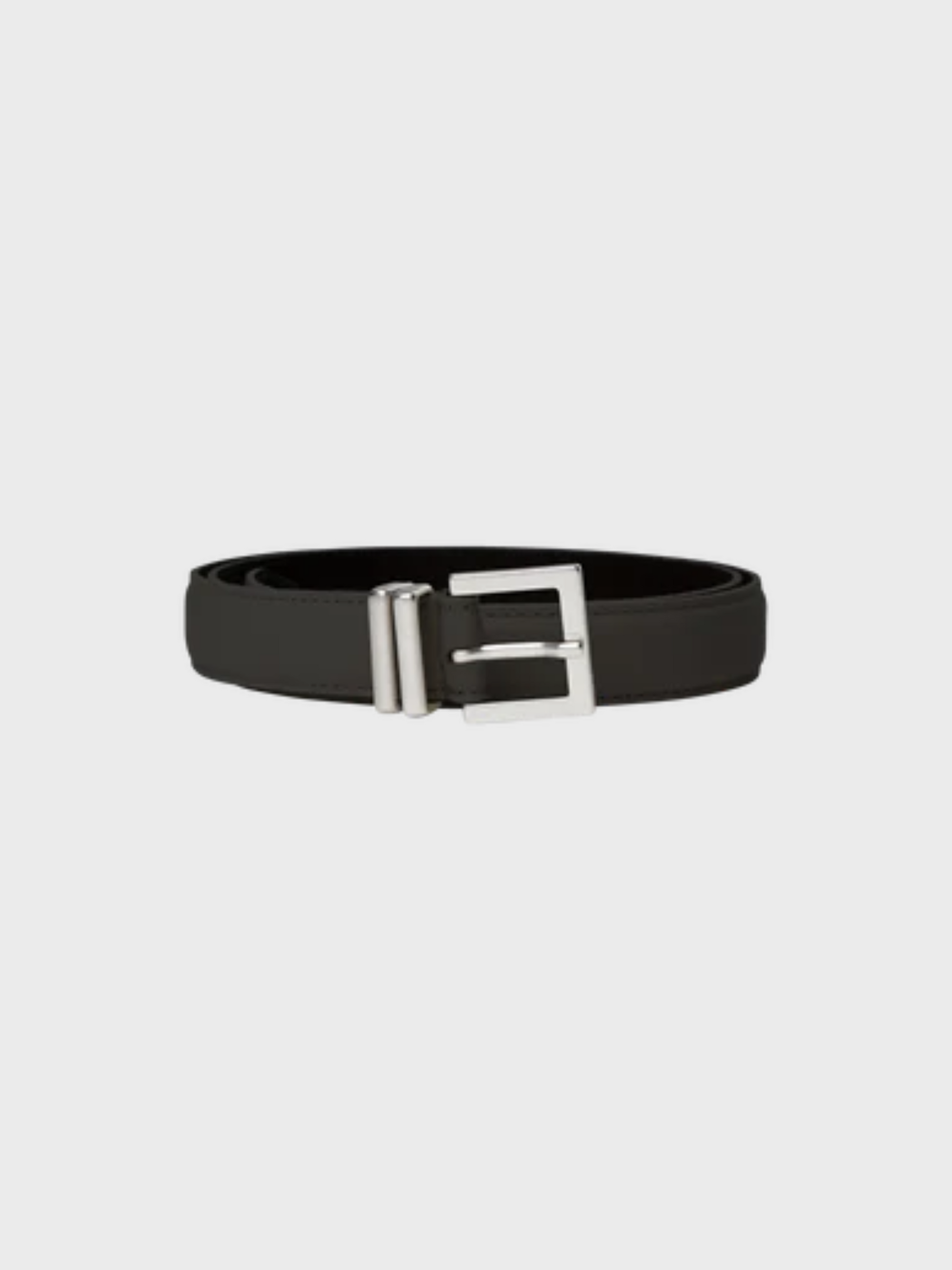 Mos Mosh Rich Leather Belt Black-Accessories-West of Woodward Boutique-Vancouver-Canada