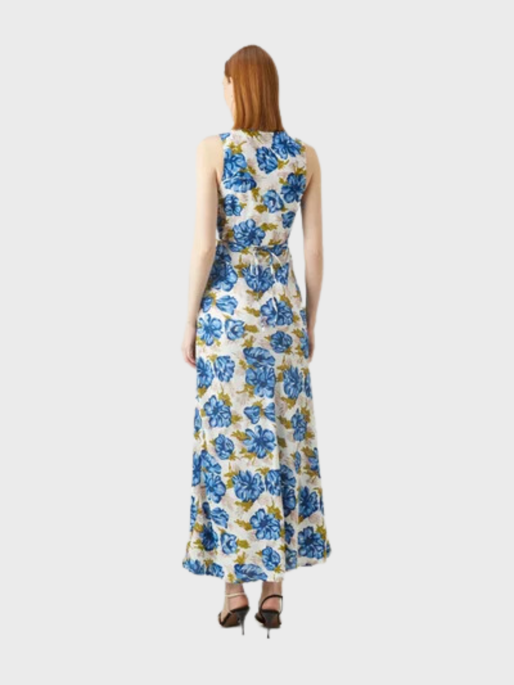 Faithfull Acacia Maxi Dress Isadora Floral Navy-Dresses-West of Woodward Boutique-Vancouver-Canada