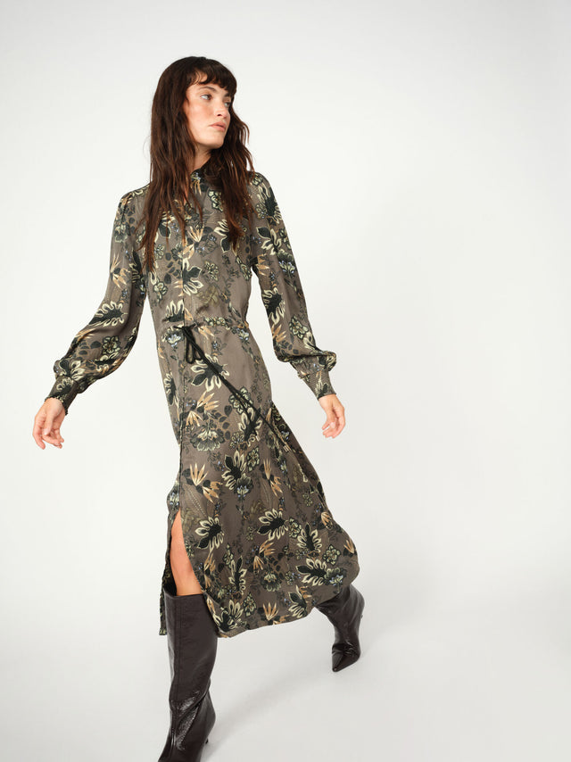 Mos Mosh Lena Floro Dress Urban Chic-Dresses-West of Woodward Boutique-Vancouver-Canada