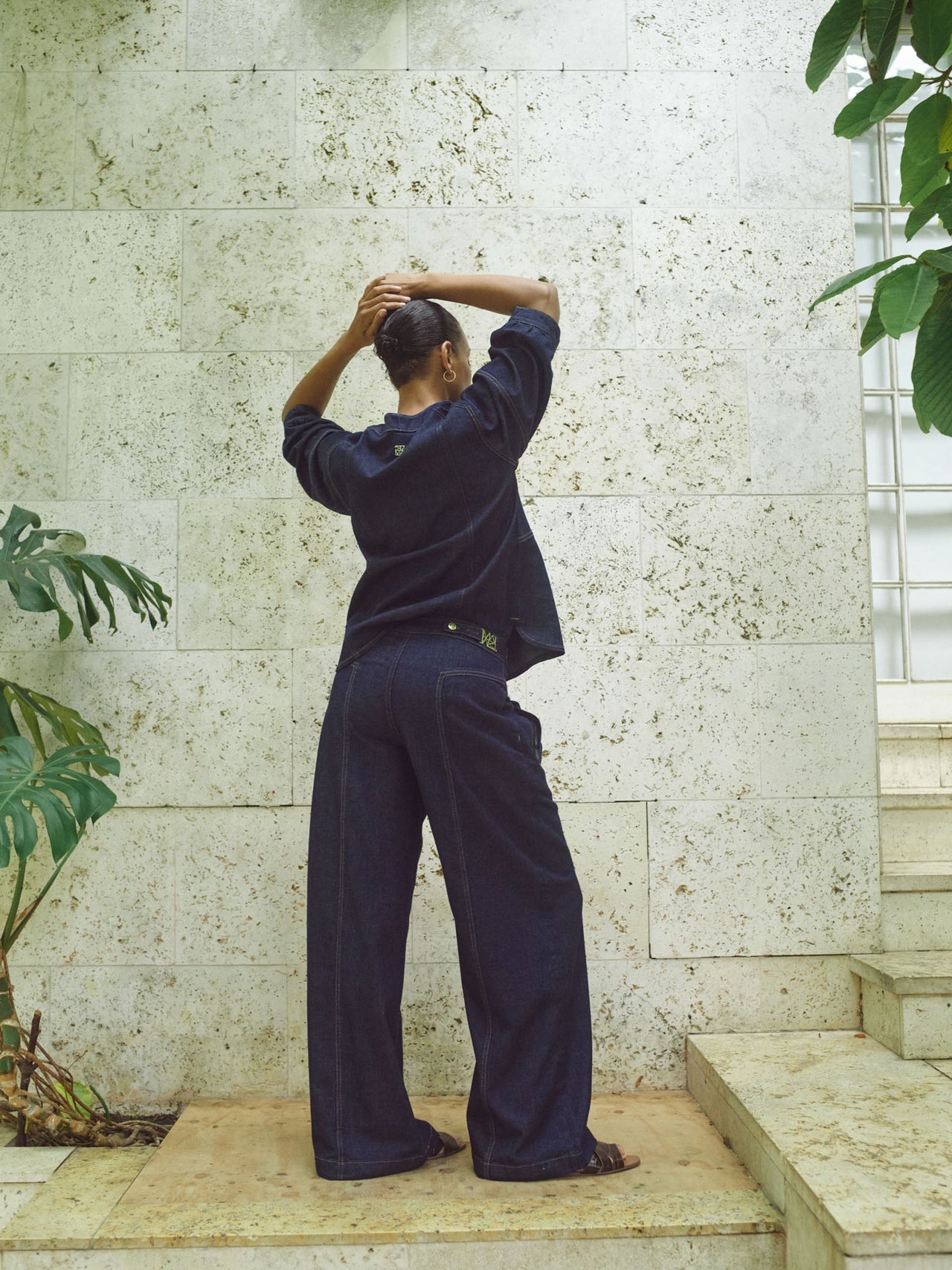 Mos Mosh Verone Crispy Jeans Dark Blue-Denim-West of Woodward Boutique-Vancouver-Canada
