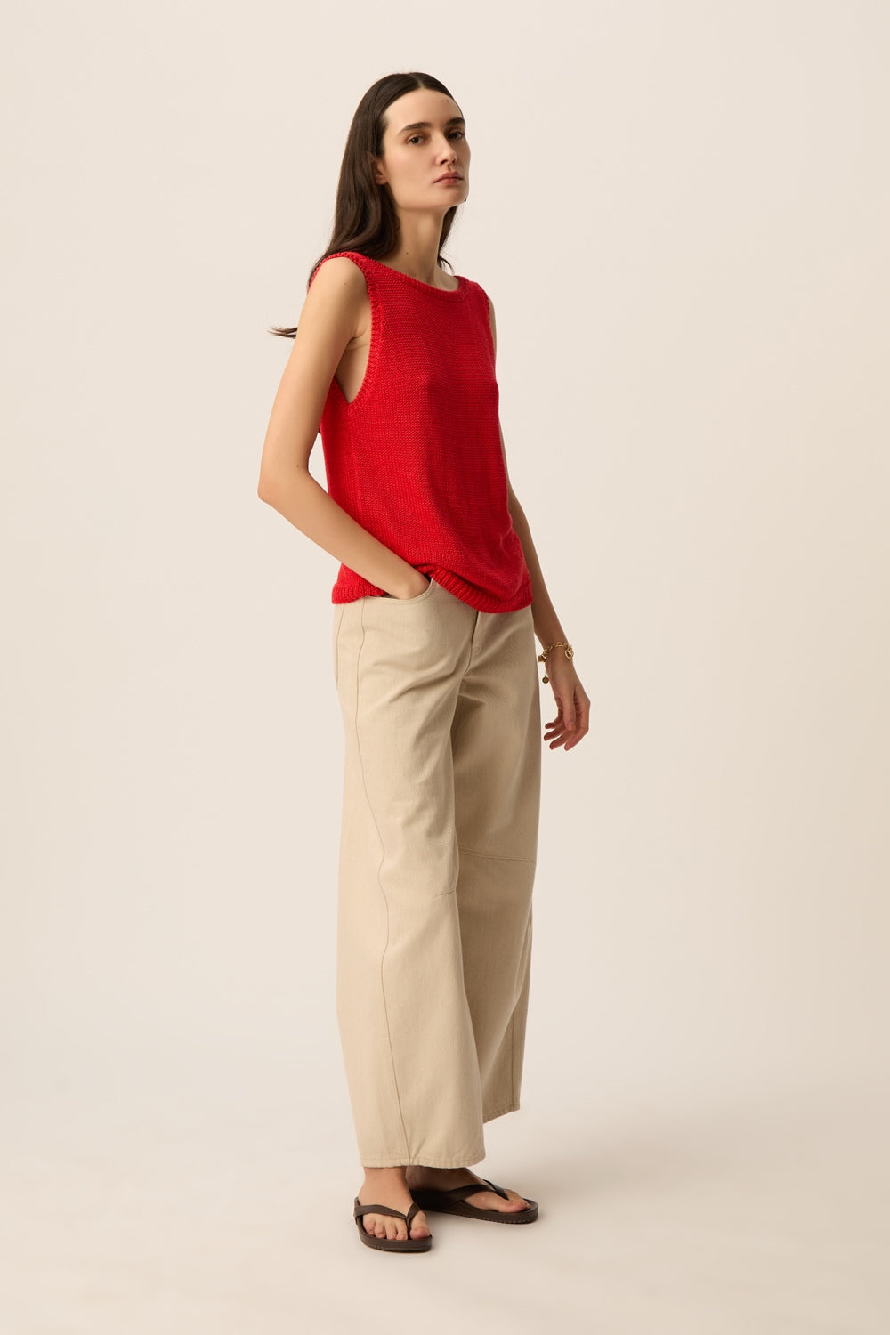 Des Petits Hauts Carlota Top Homard-T-Shirts-West of Woodward Boutique-Vancouver-Canada