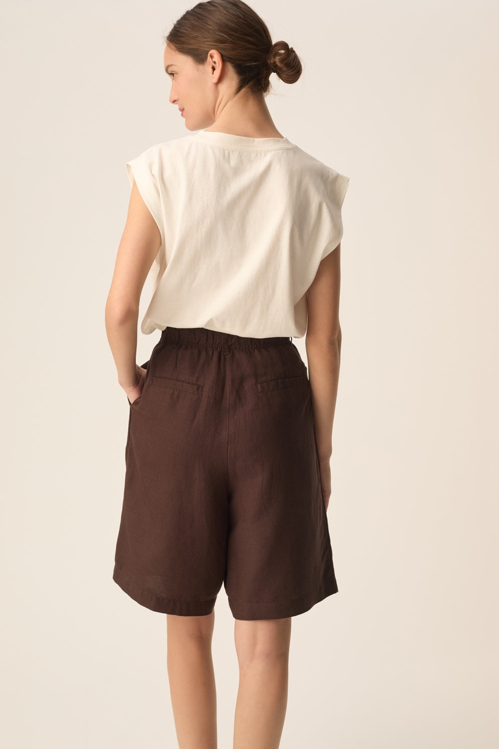 Des Petits Hauts Tahiniri Shorts Terre-Shorts-West of Woodward Boutique-Vancouver-Canada