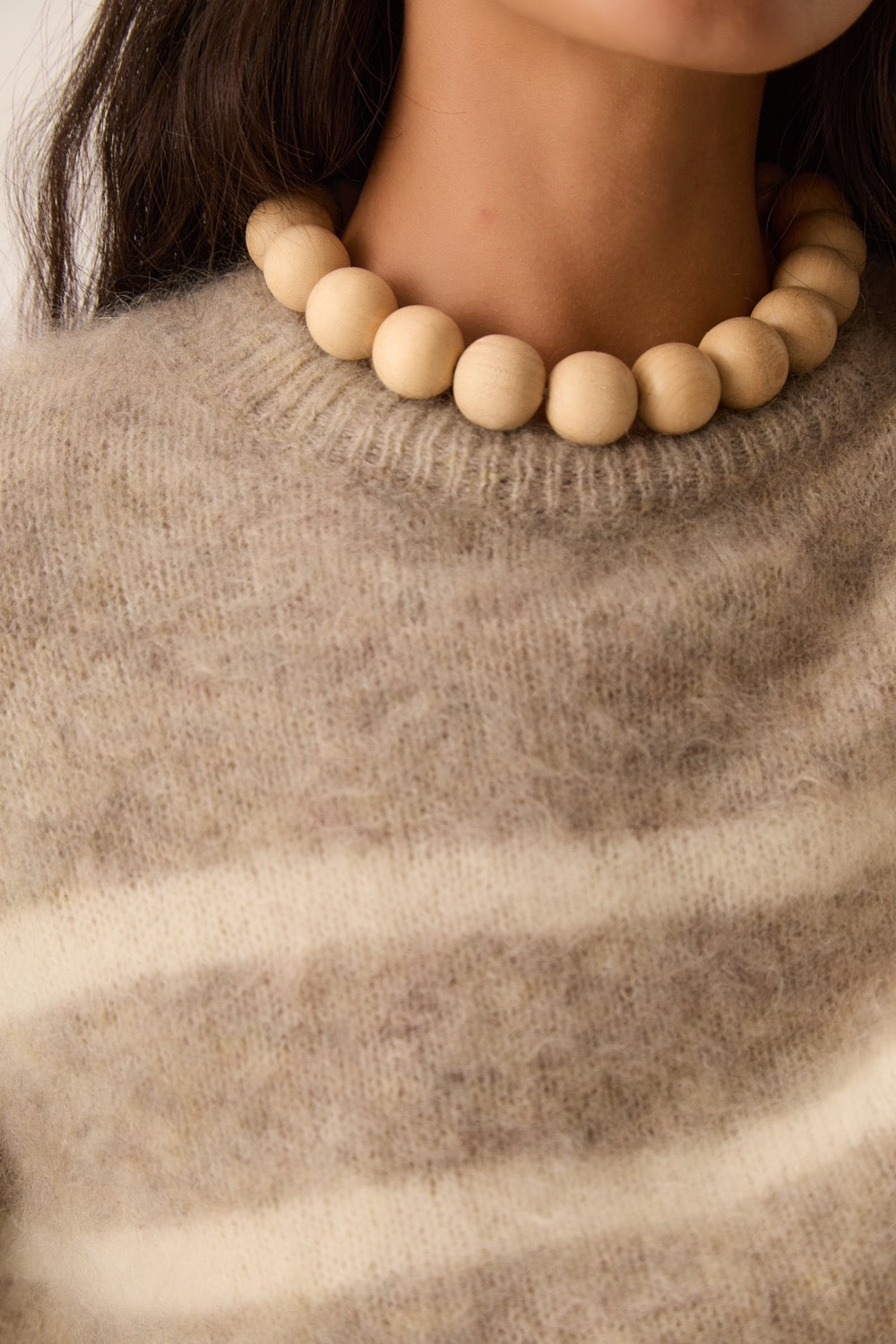 Des Petits Hauts Aleo Sweater Galet Creme
