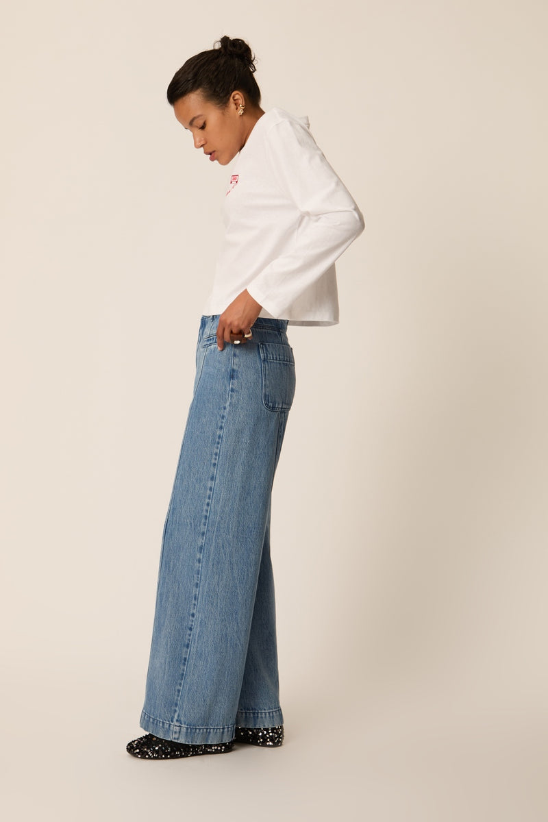 Des Petits Hauts Indy Tee Ecru