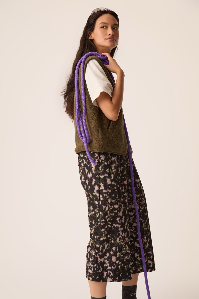 Des Petits Hauts Zlata Sweater Vest Forest-Sweaters-West of Woodward Boutique-Vancouver-Canada