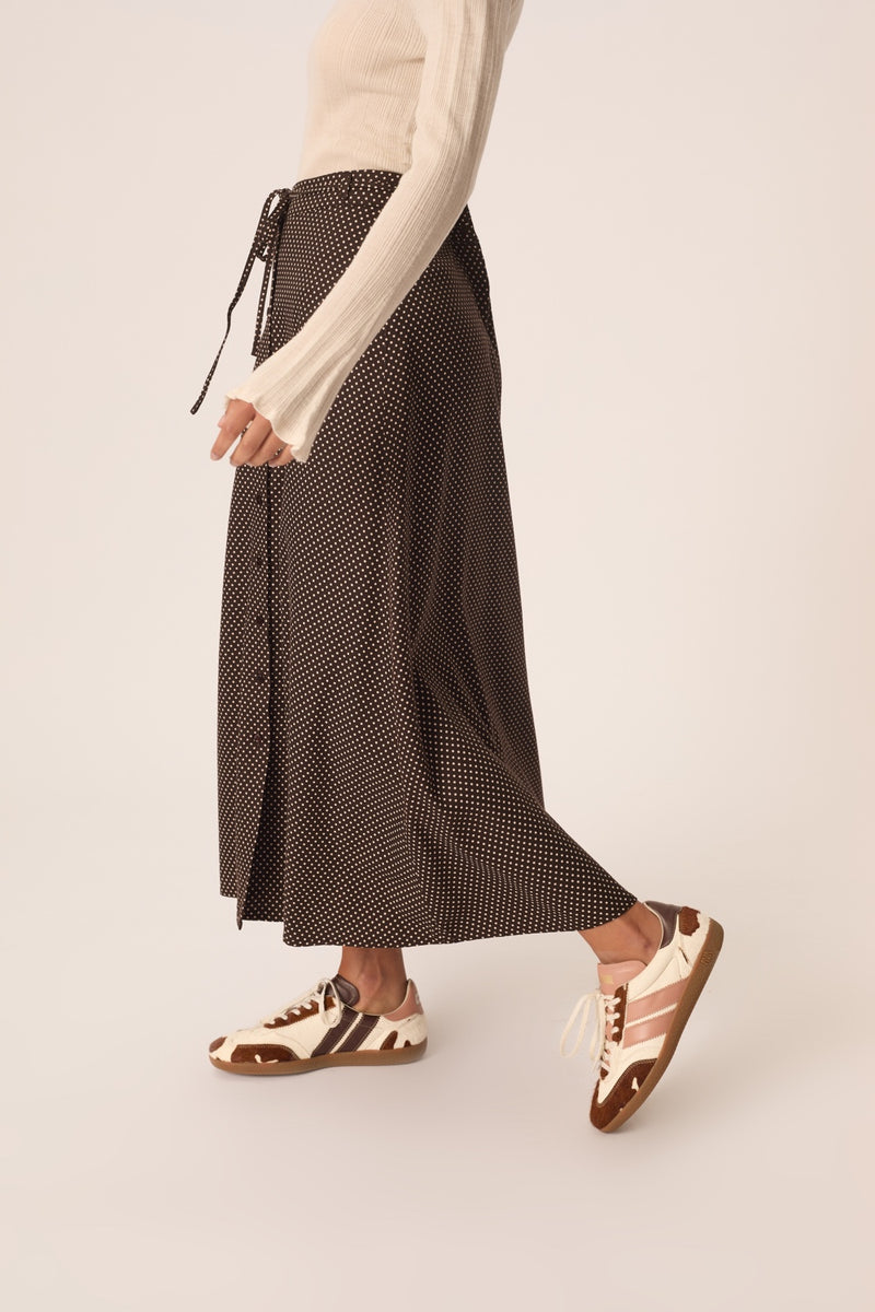 Des Petits Hauts Vanilla Skirt Pois-Dresses-West of Woodward Boutique-Vancouver-Canada