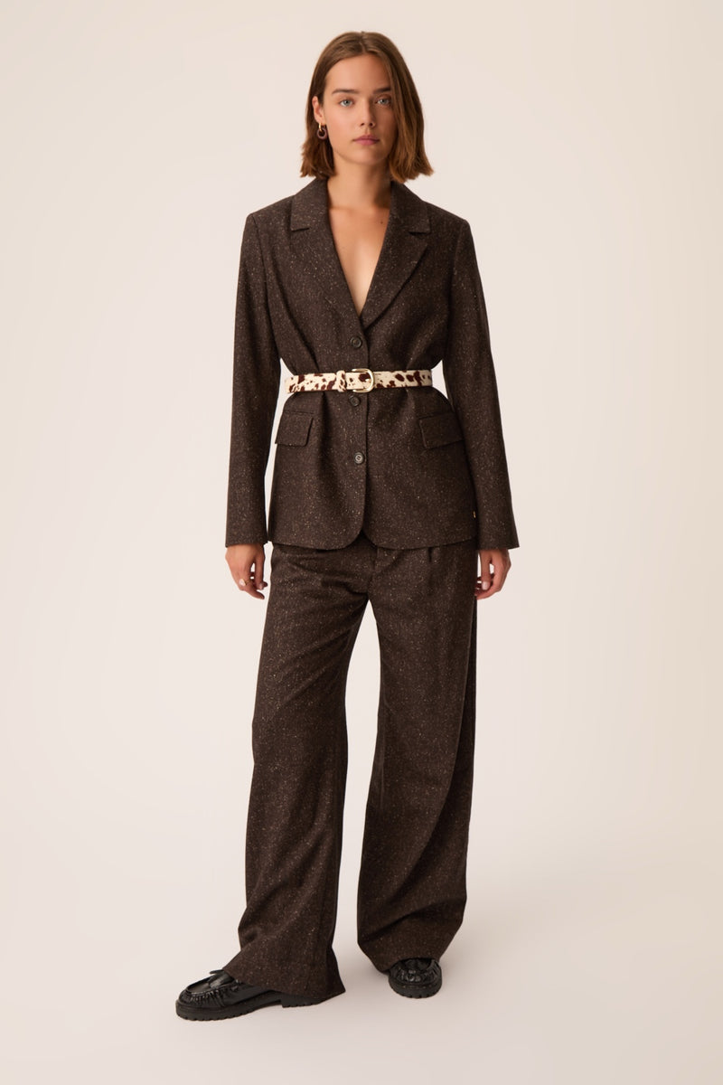 Des Petits Hauts Martino Belt White Cow