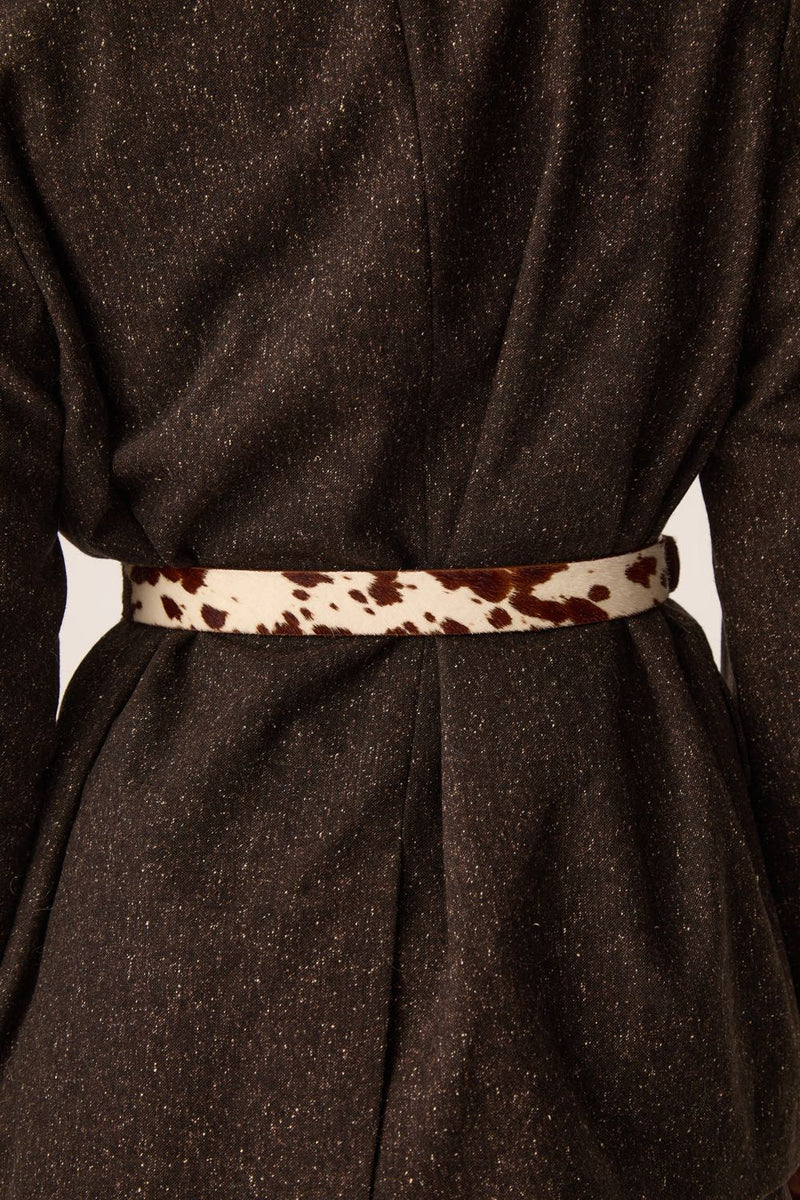 Des Petits Hauts Martino Belt White Cow
